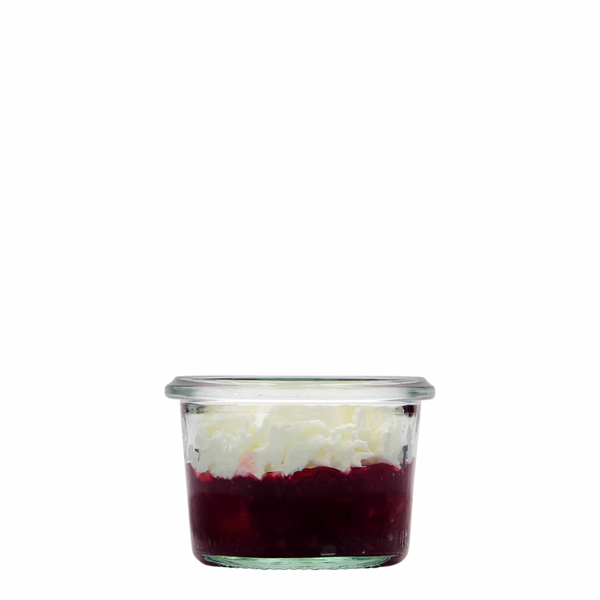 80 ml WECK staklenka za okretanje, otvor: okrugli rub