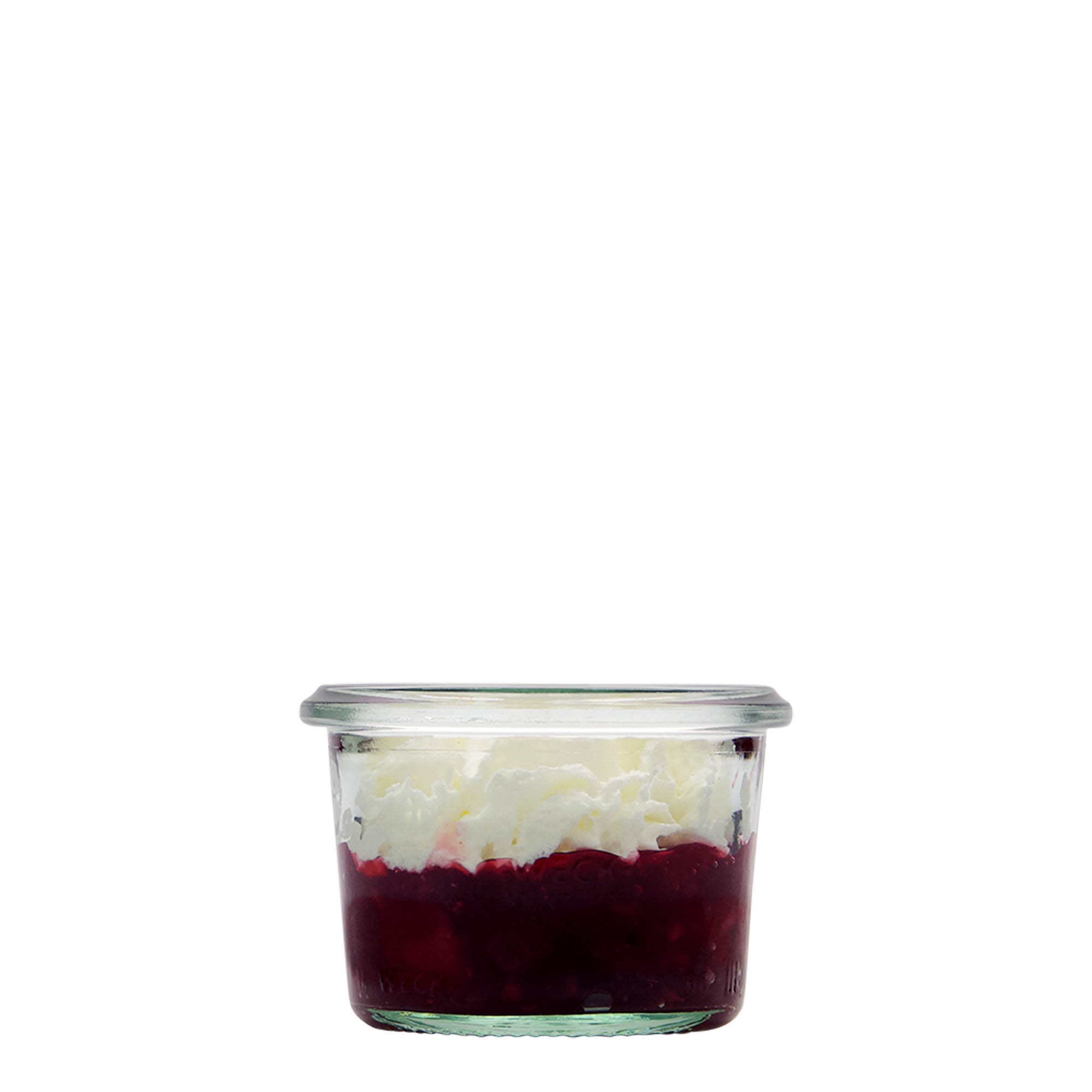 80 ml WECK staklenka za okretanje, otvor: okrugli rub