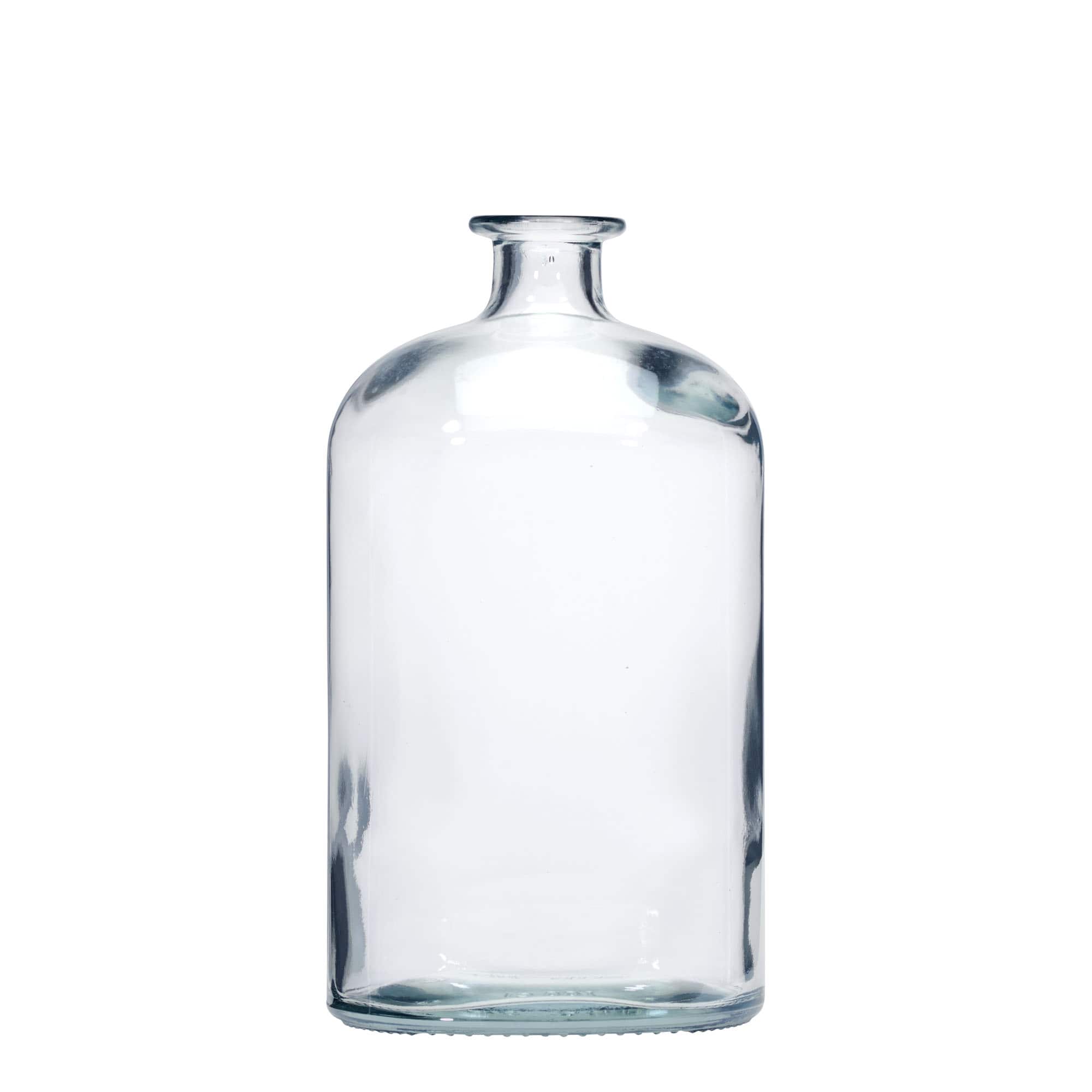 1.000 ml staklena boca 'Dundee', ovalna, otvor: pluta