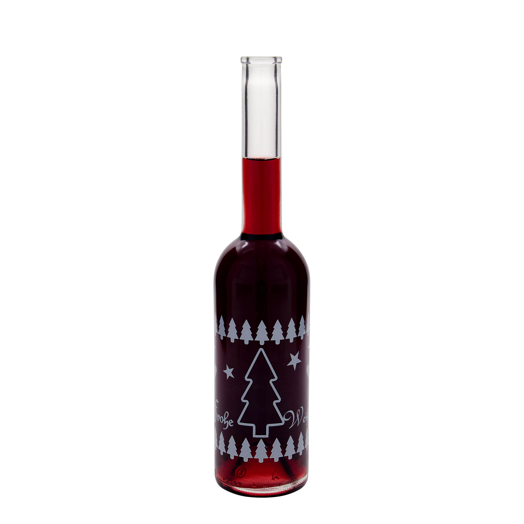 500 ml staklena boca 'Opera', motiv: Klasični Božić, grlo: plutajuća čep 500 ml staklena boca 'Opera', motiv: Klasični Božić, grlo: plutajuća čep