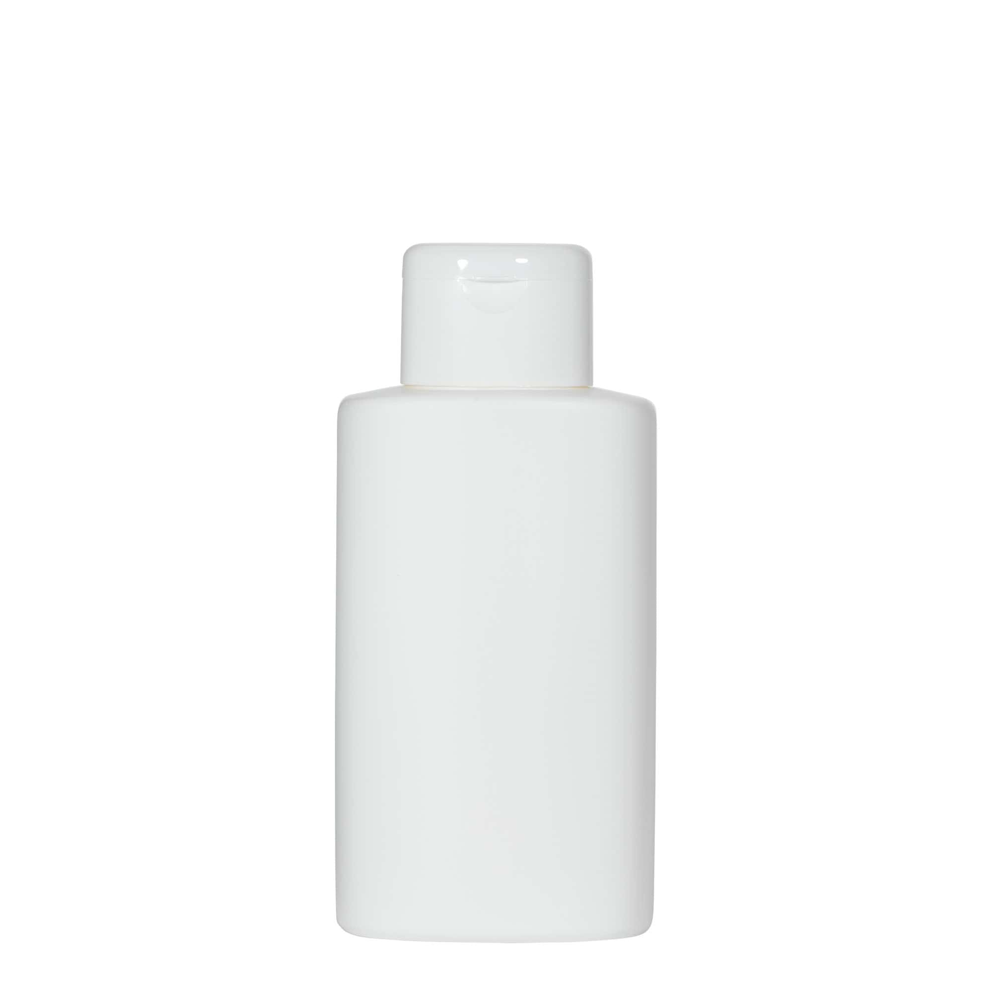 Plastična boca 250 ml 'Indy', ovalna, HDPE, bijela, otvor: navojni čep