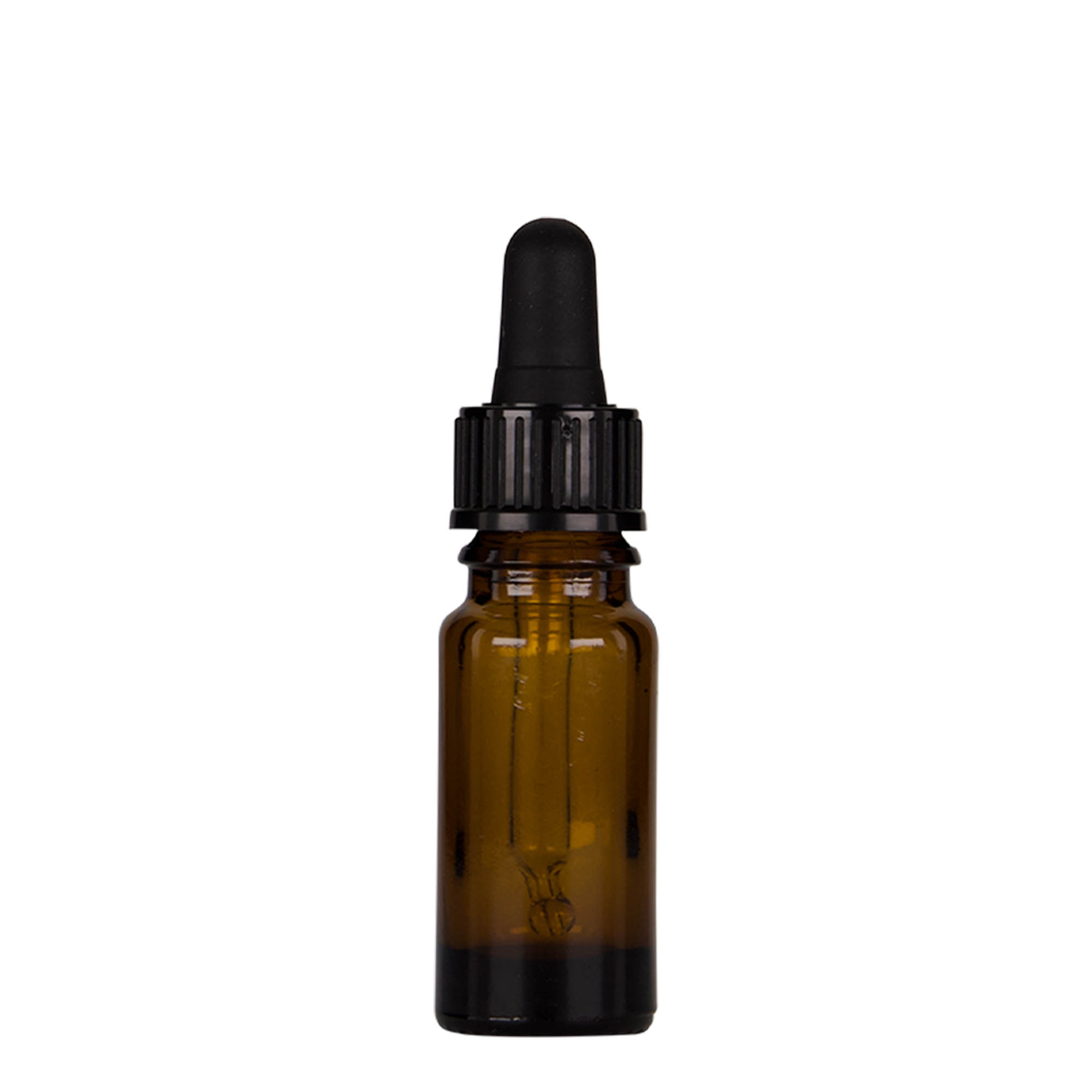 10 ml bočica s kapaljkom, medicinska, staklena, smeđe-crna, grlo: DIN 18 10 ml bočica s kapaljkom, medicinska, staklena, smeđe-crna, grlo: DIN 18