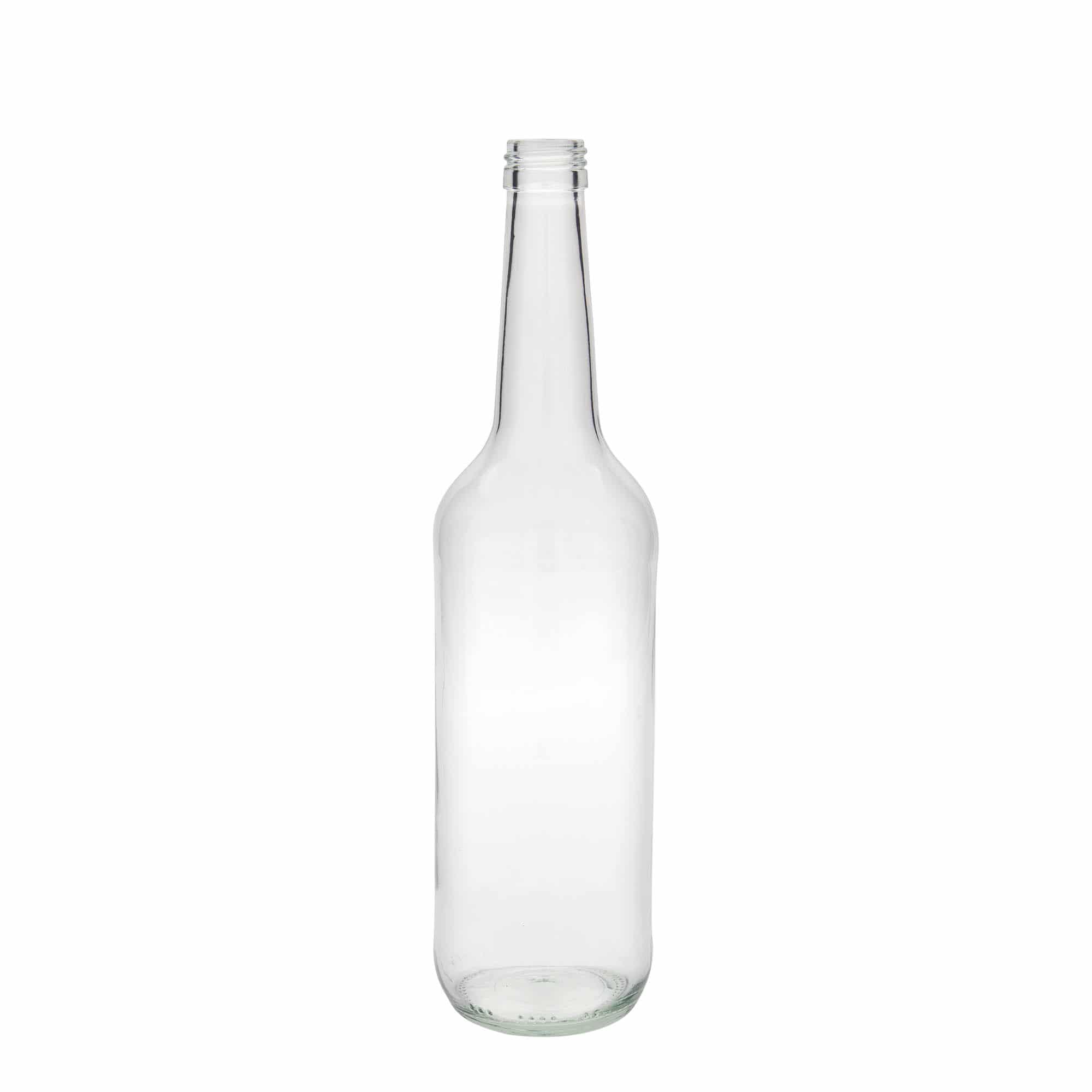 Staklena boca 700 ml s ravnim grlom, otvor: PP 28 Staklena boca 700 ml s ravnim grlom, otvor: PP 28