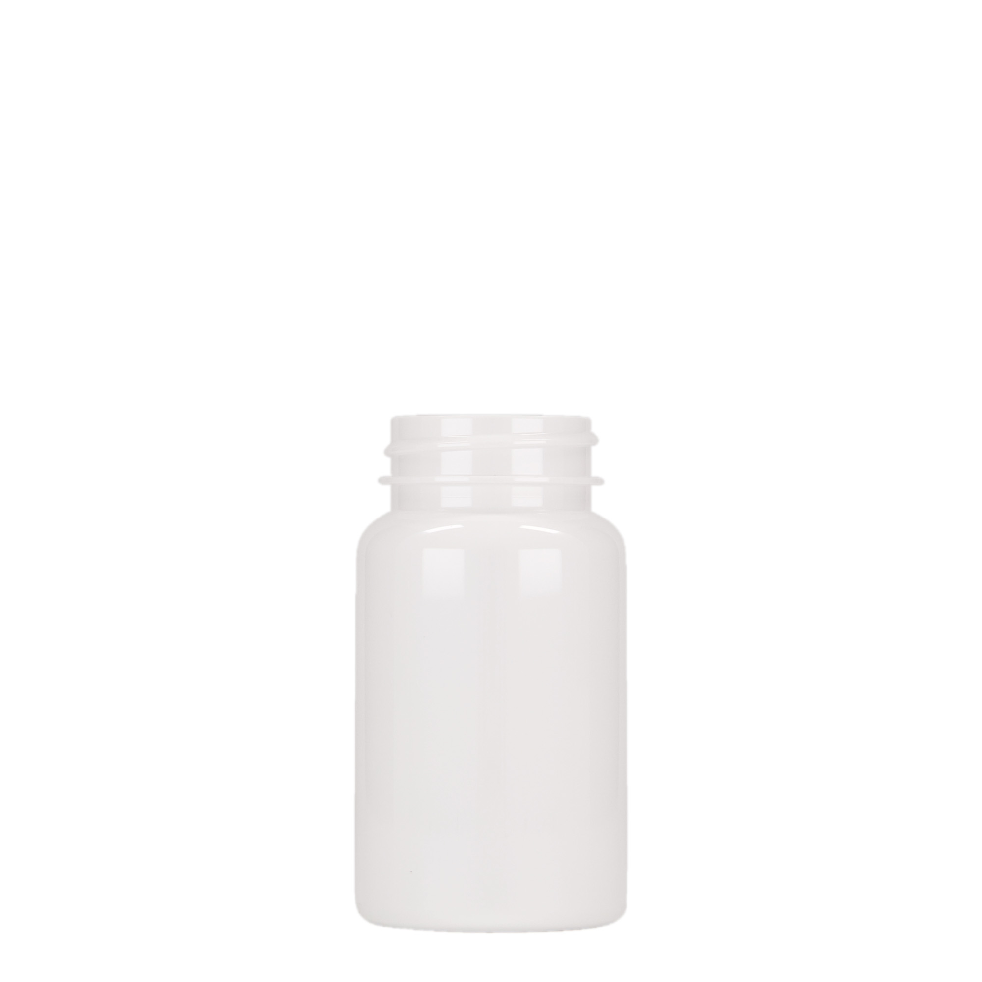 PET bočica za pakiranje 100 ml, plastika, bijela, otvor: GPI 38/400 PET bočica za pakiranje 100 ml, plastika, bijela, otvor: GPI 38/400