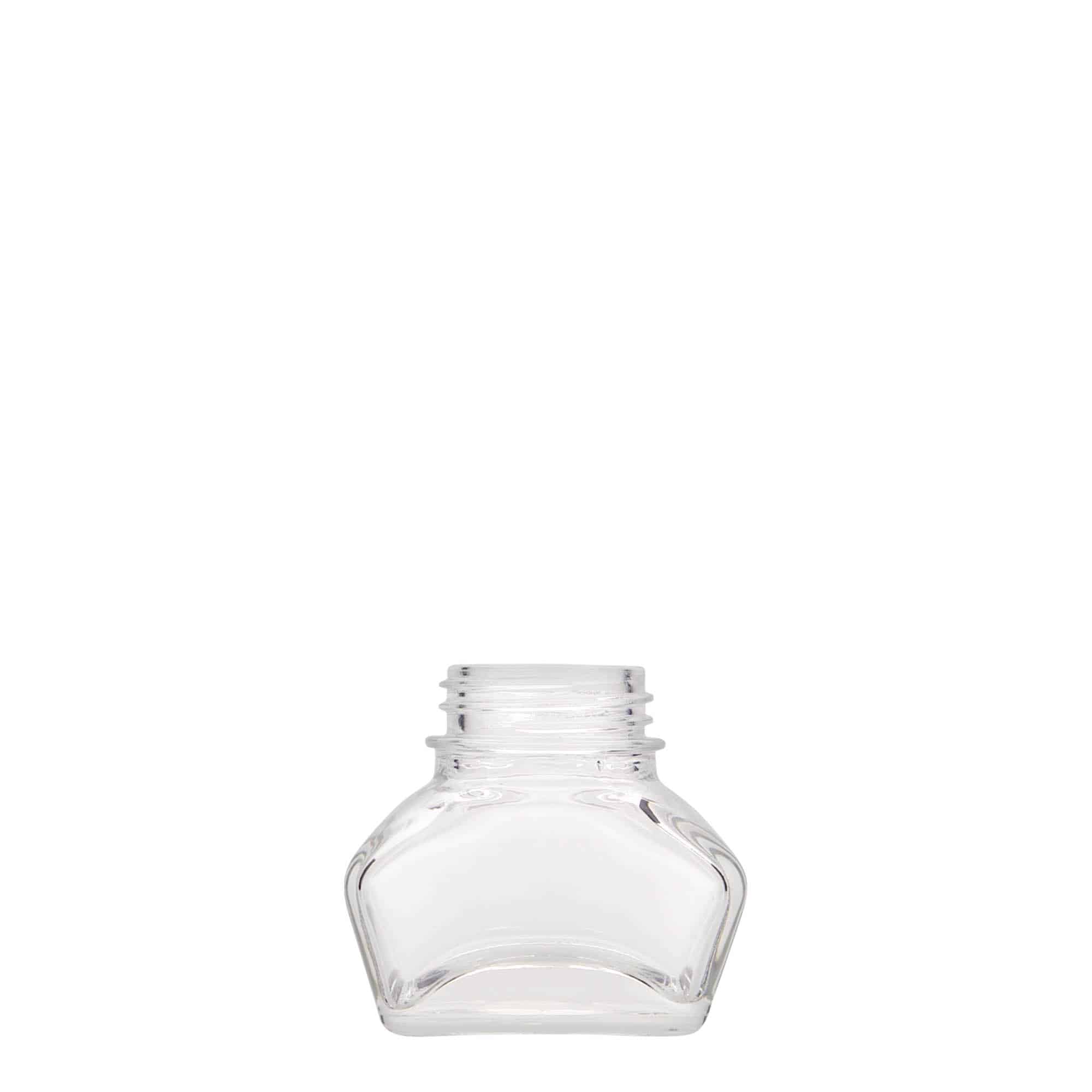 Tintarnica 30 ml, pravokutna, otvor: navojni čep Tintarnica 30 ml, pravokutna, otvor: navojni čep
