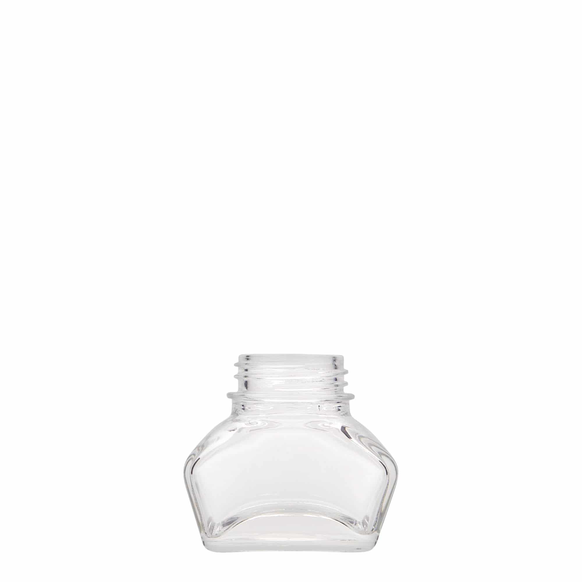 30 ml bočica za tintu, pravokutna, otvor: navojni poklopac