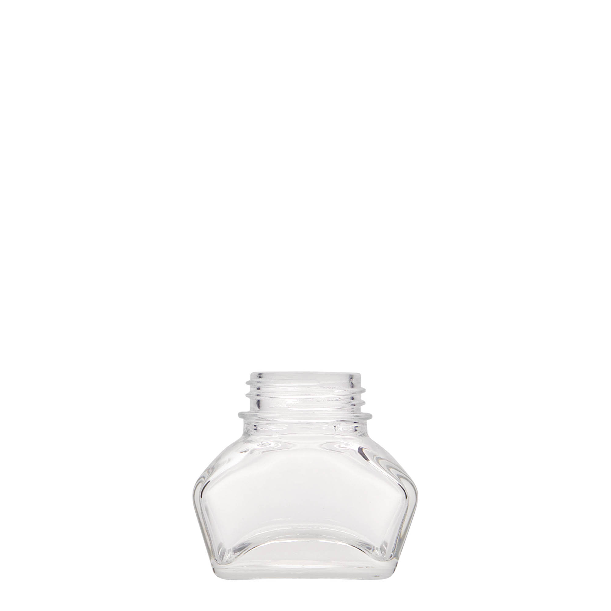 30 ml bočica za tintu, pravokutna, otvor: navojni poklopac