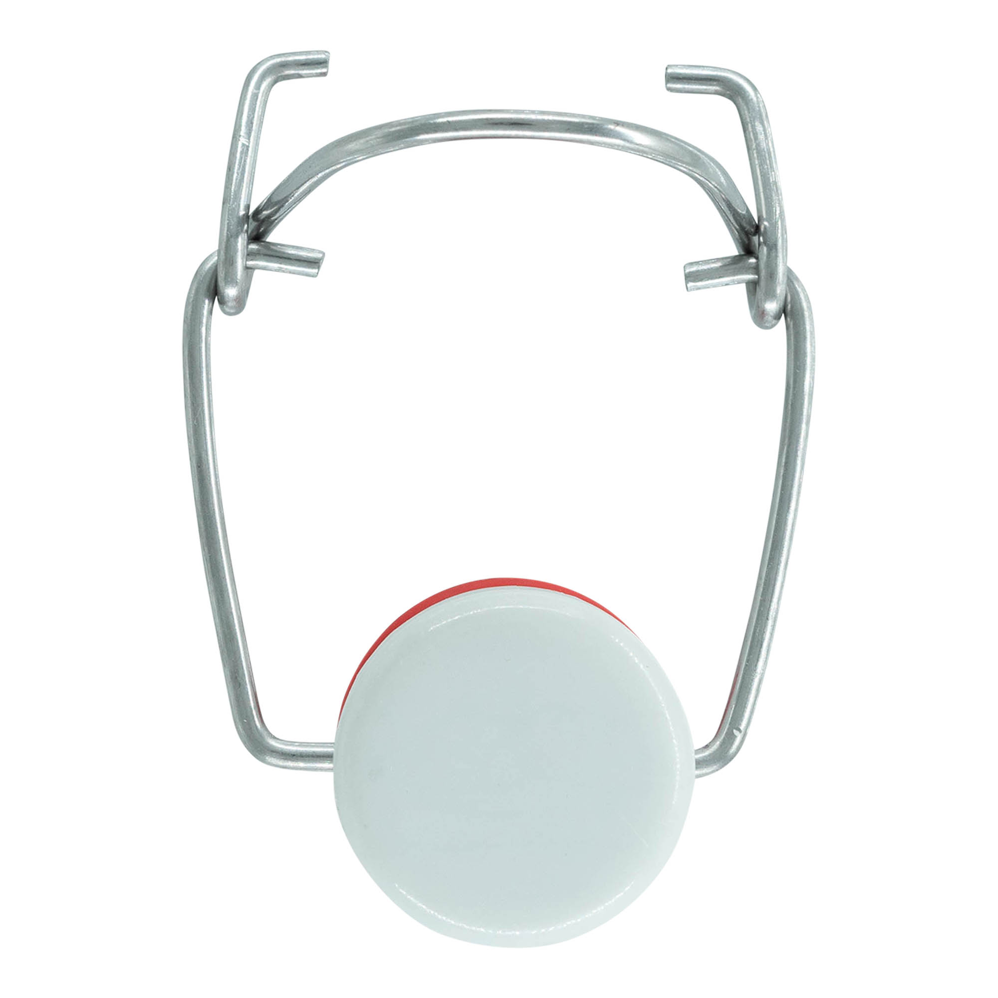 Kopča za naočale posebne veličine, plastika, crveno-bijela