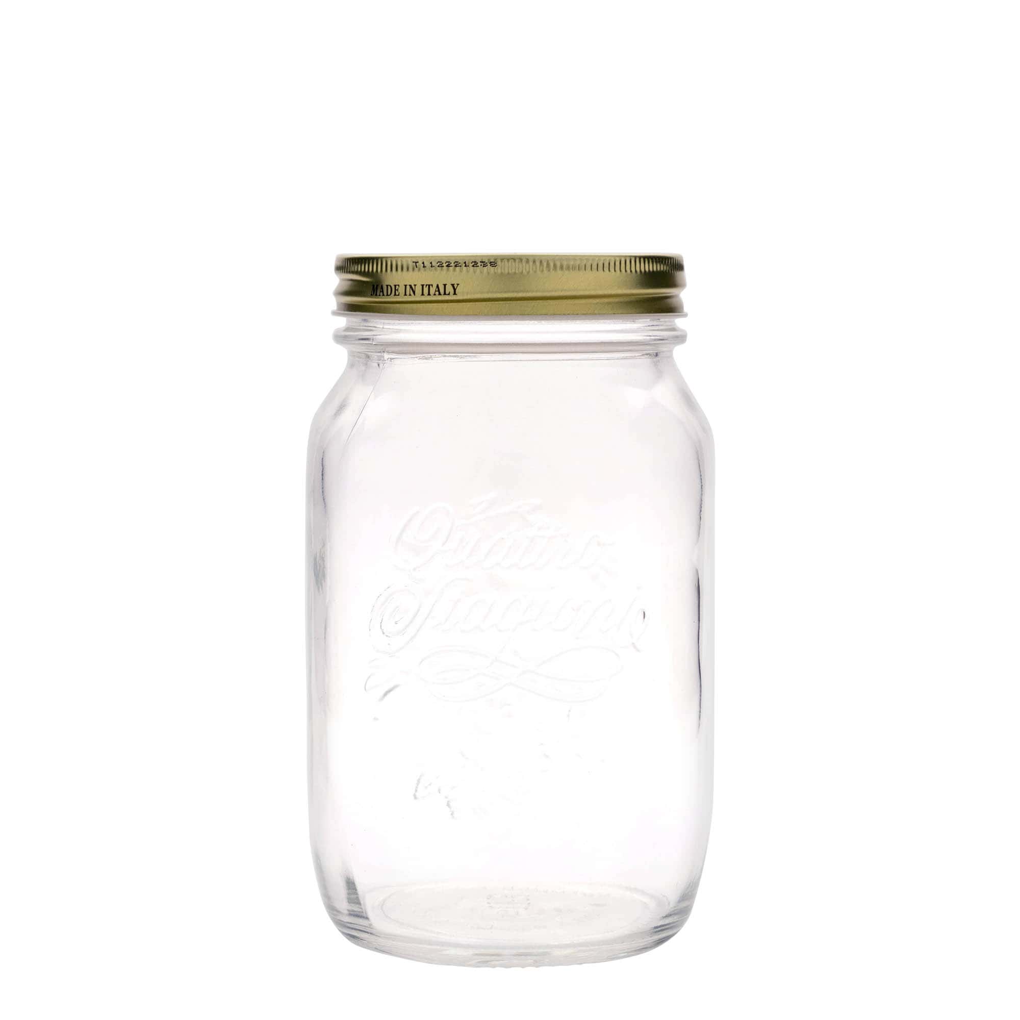 1.000 ml staklena boca 'Quattro Stagioni', otvor: navojni zatvarač