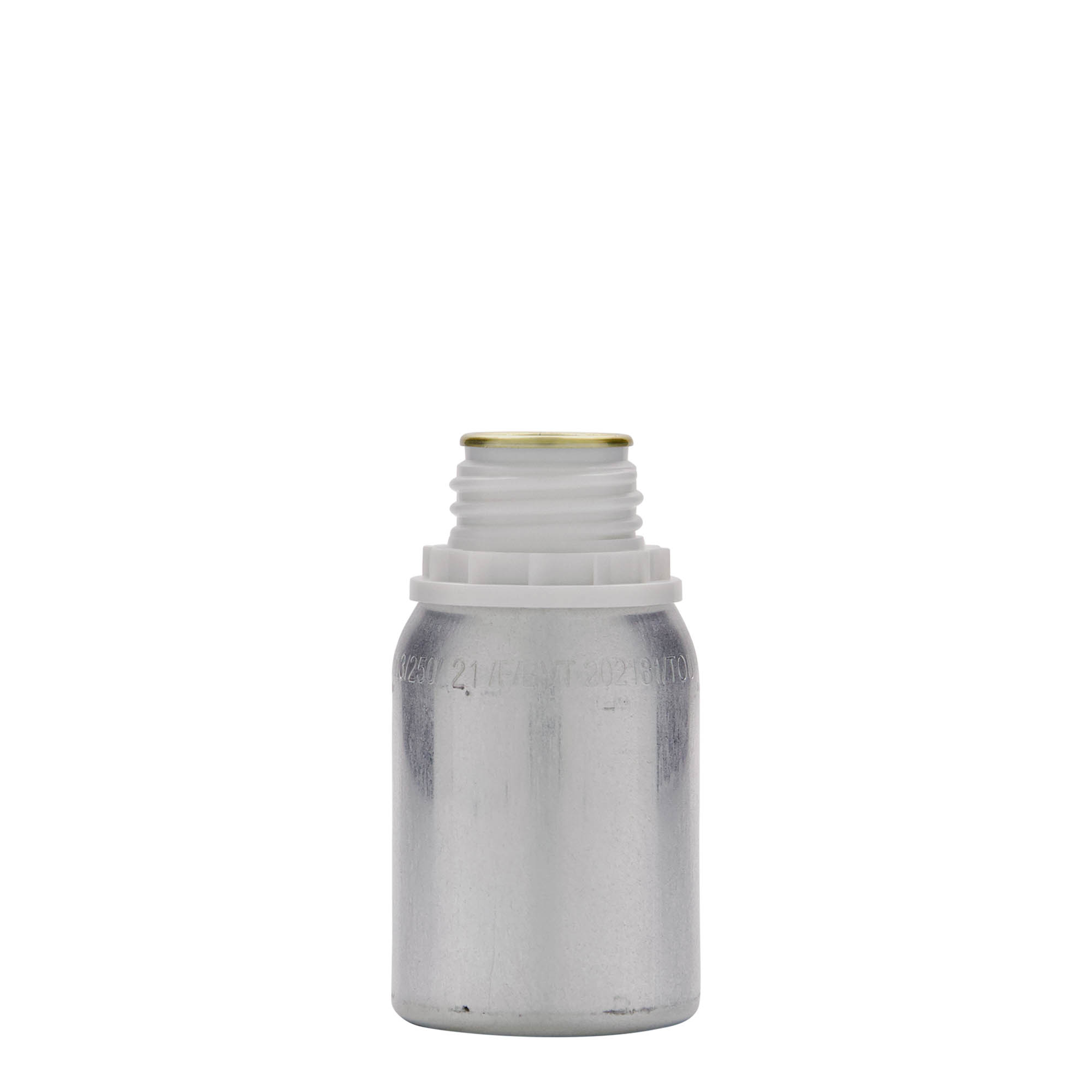 125 ml aluminijska boca, metal, srebrna, otvor: DIN 32 125 ml aluminijska boca, metal, srebrna, otvor: DIN 32