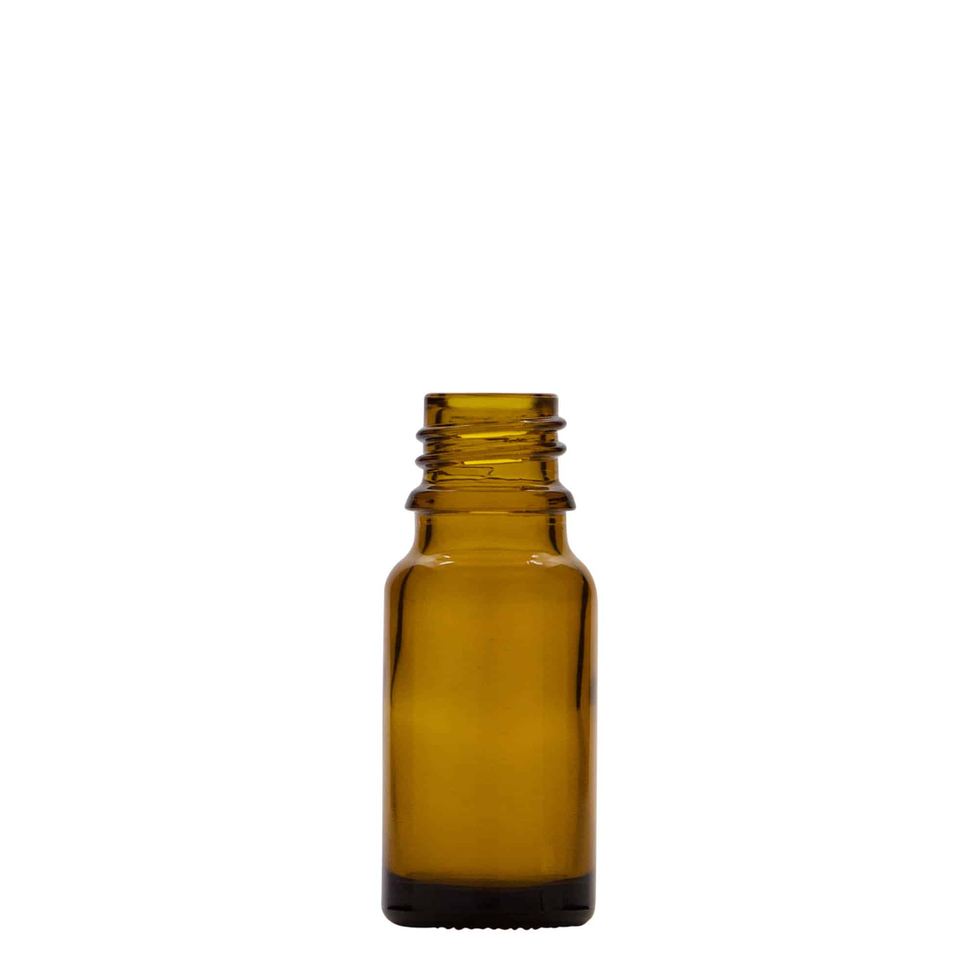 10 ml medicinska bočica s pumpicom za losion, staklena, smeđa, grlo: DIN 18