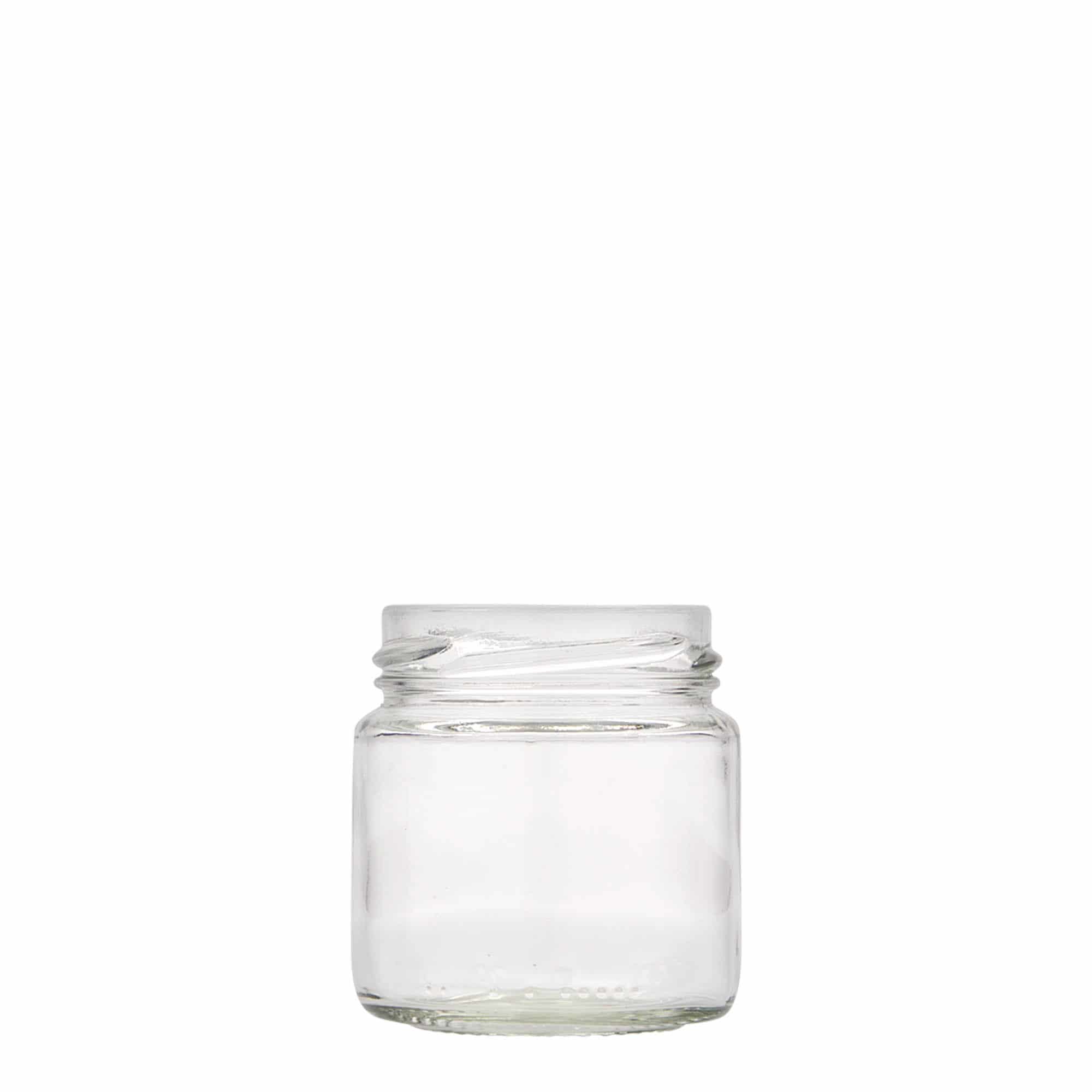 Okrugla staklenka 106 ml, otvor: Twist off (TO 53) Okrugla staklenka 106 ml, otvor: Twist off (TO 53)