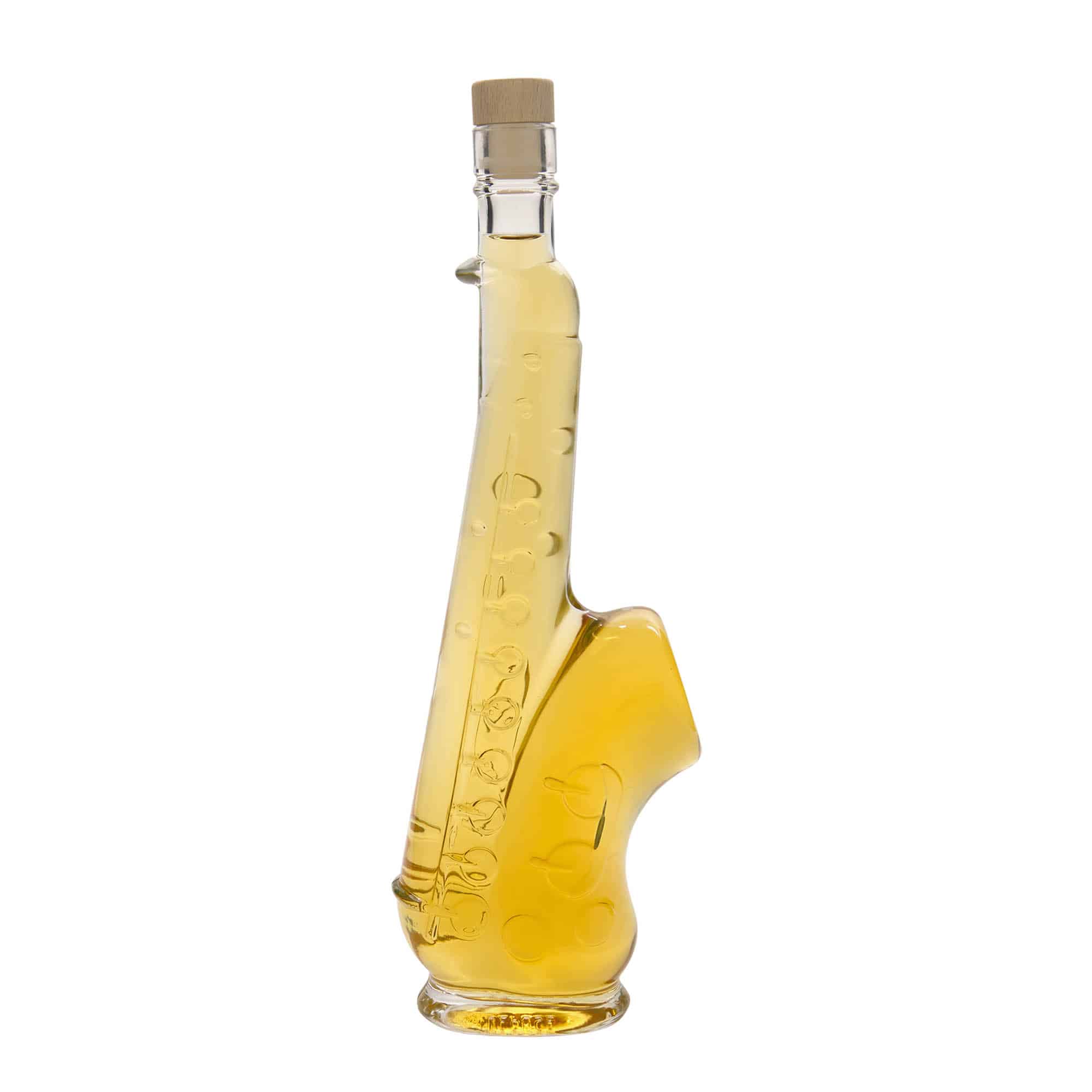 500 ml staklena boca 'Saksofon', otvor: plutani čep