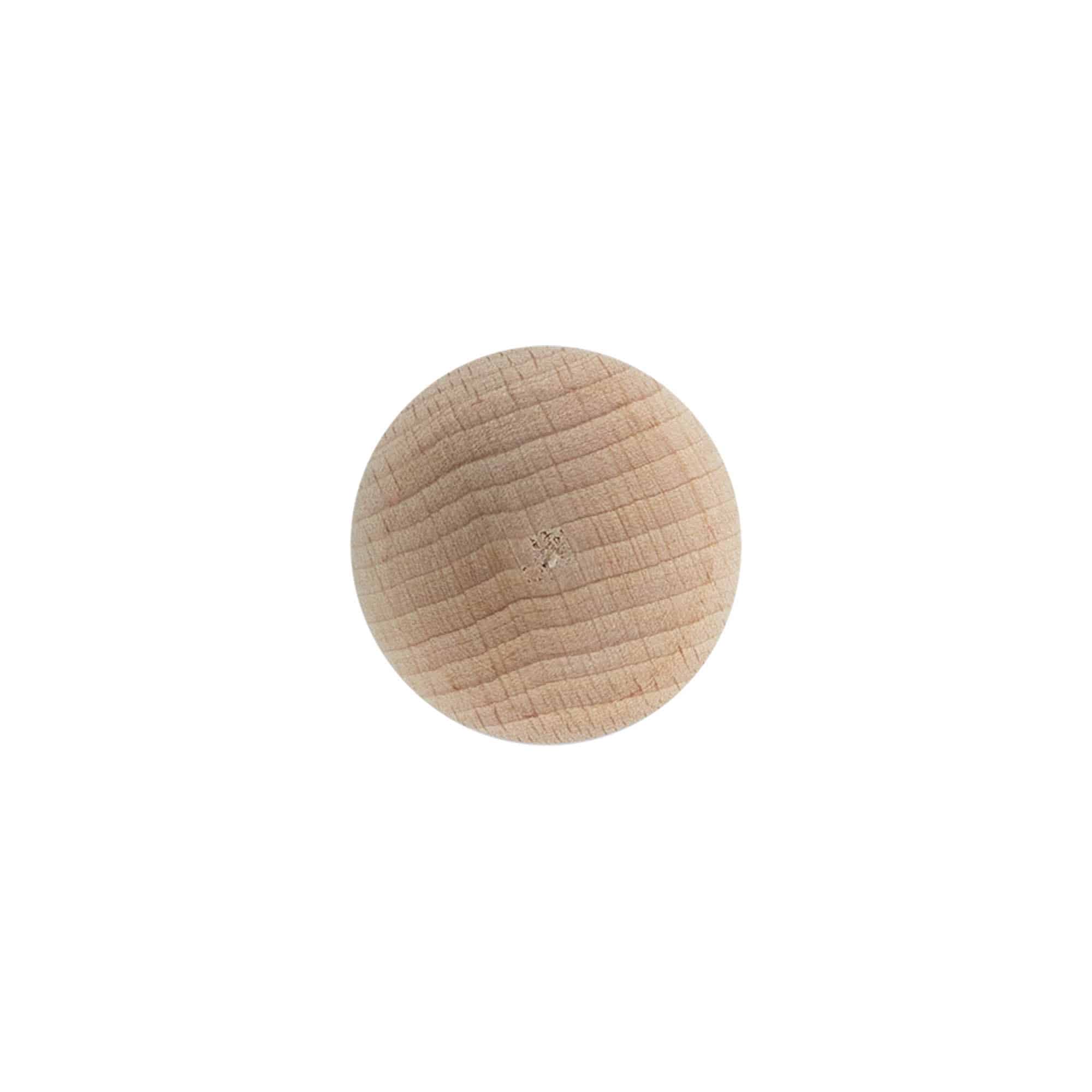 Čep za ručku 19 mm 'Kugla', drvo/plastika, za otvor: pluta Čep za ručku 19 mm 'Kugla', drvo/plastika, za otvor: pluta