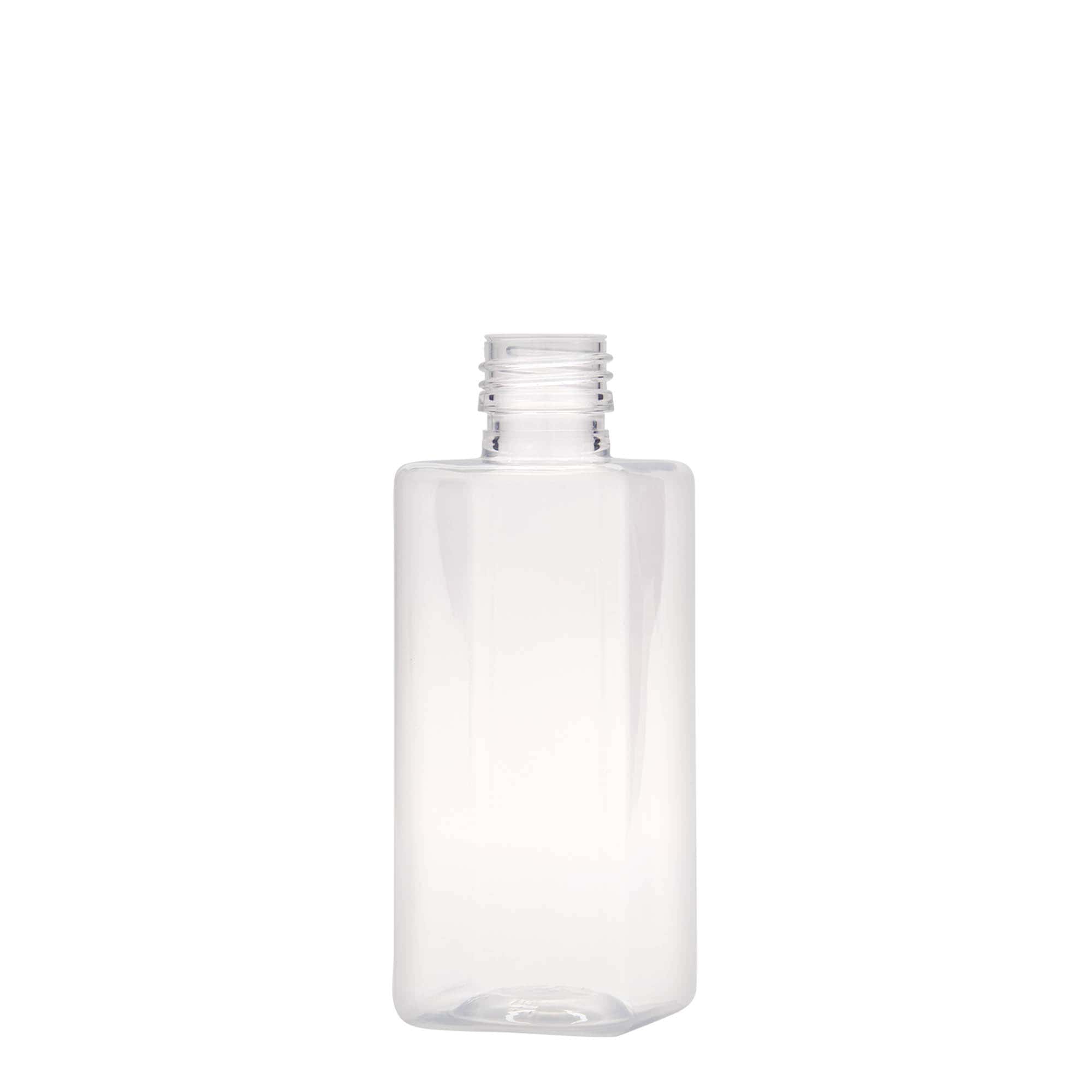 250 ml PET boca 'Karl', četvrtasta, plastika, grlo: PP 28