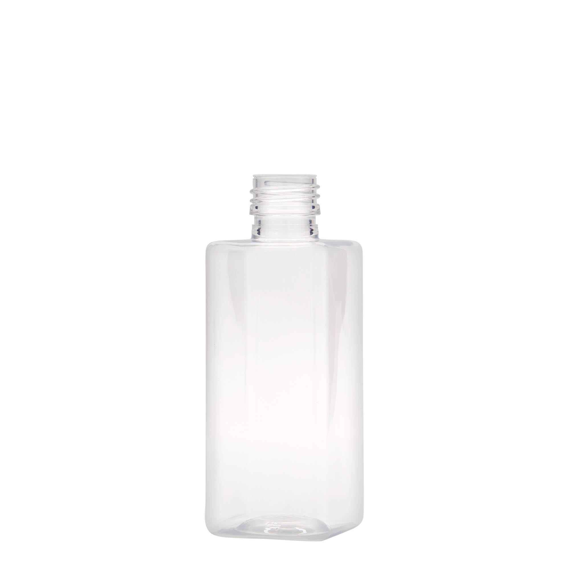 250 ml PET boca 'Karl', četvrtasta, plastika, grlo: PP 28