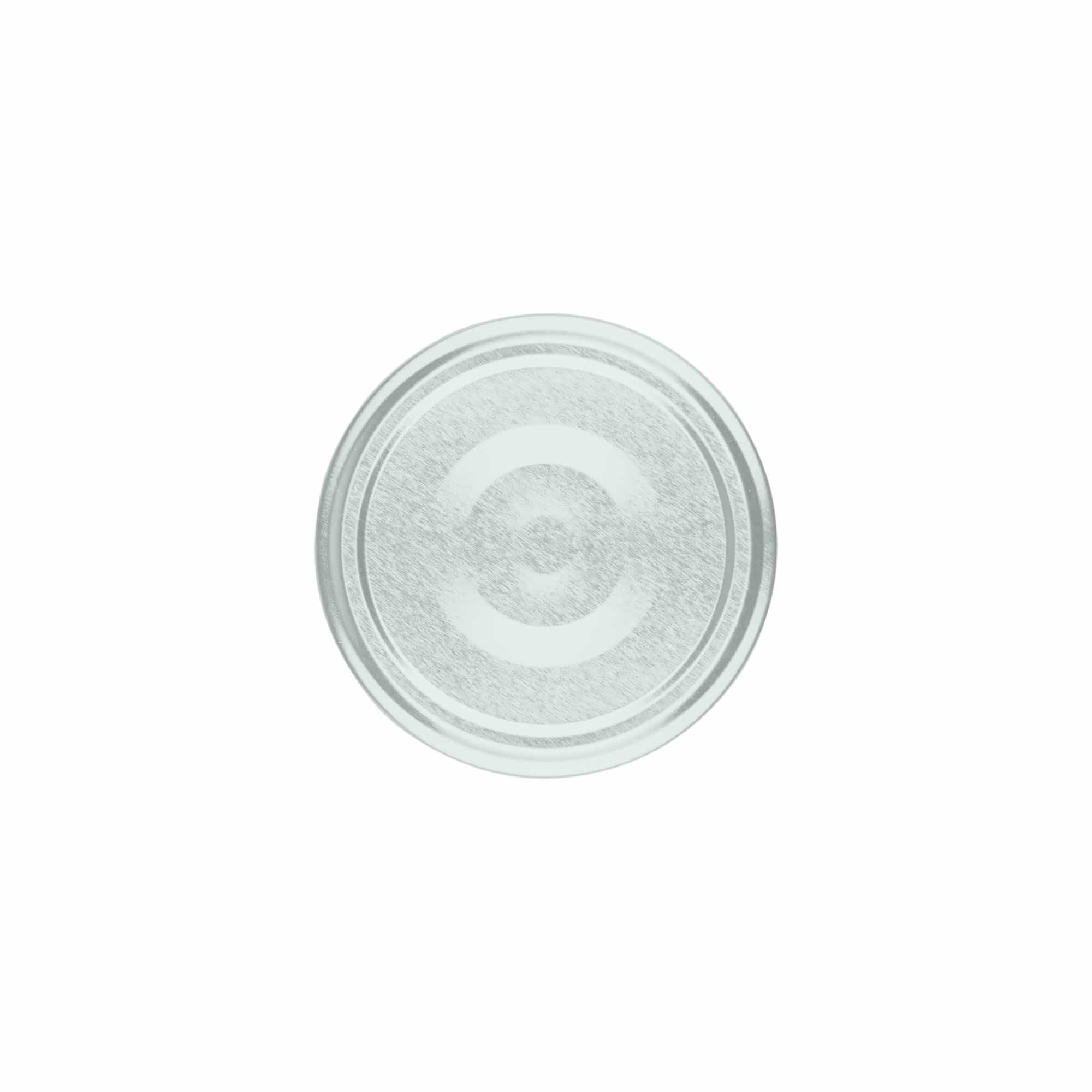 Twist-off poklopac, limeni, srebrni, za otvor: TO 66 Twist-off poklopac, limeni, srebrni, za otvor: TO 66