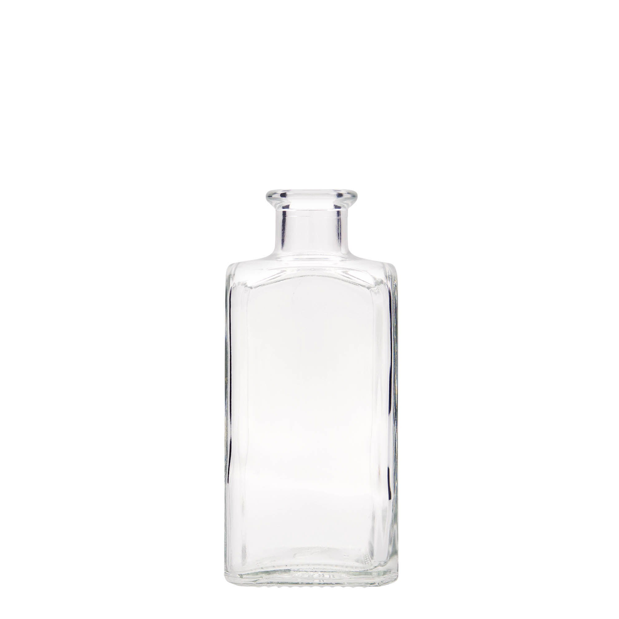 250 ml staklena boca Apotheker Carré, kvadratna, grlo: pluta 250 ml staklena boca Apotheker Carré, kvadratna, grlo: pluta