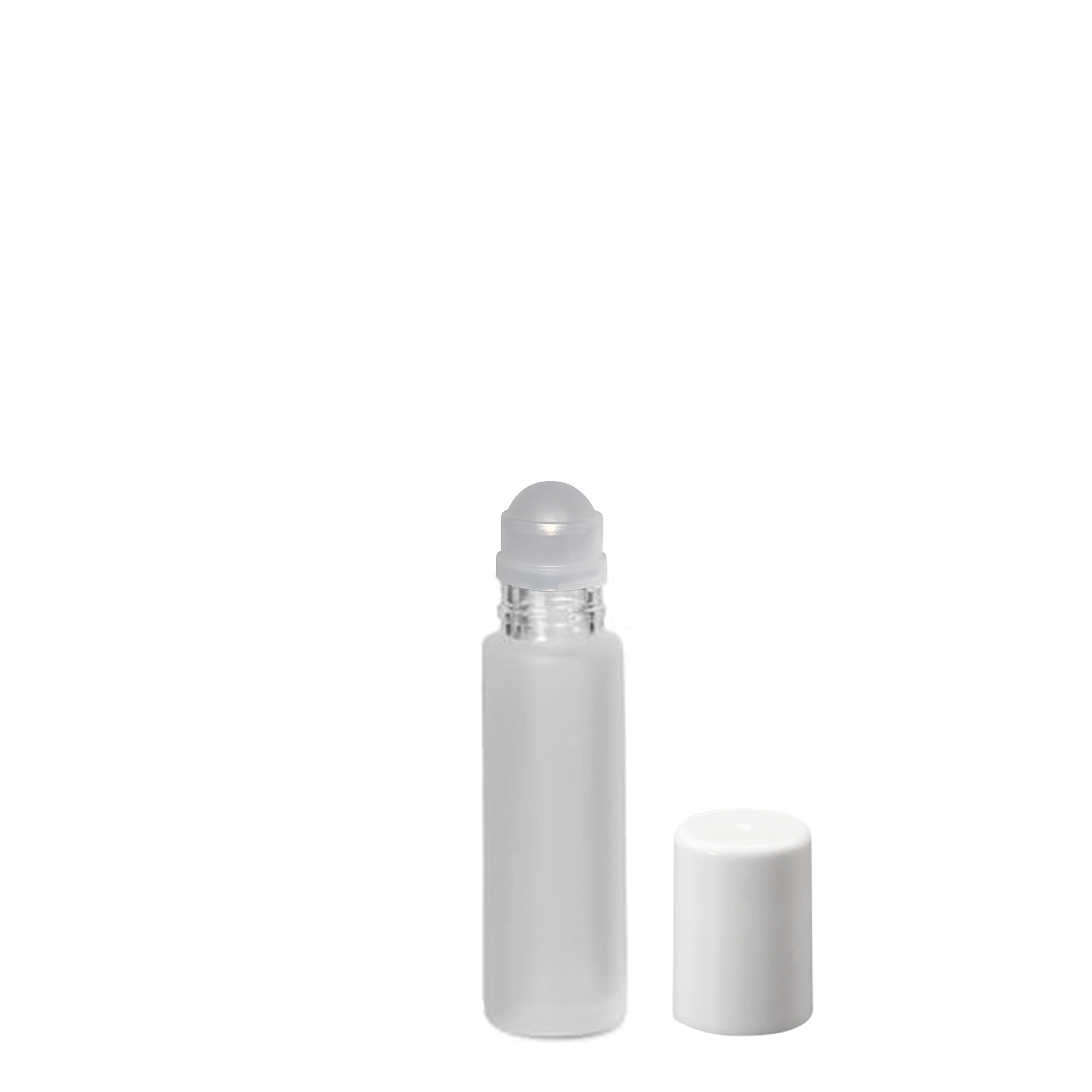 10 ml bočica s roll-on aplikatorom, staklena, matirana, otvor: navojni zatvarač