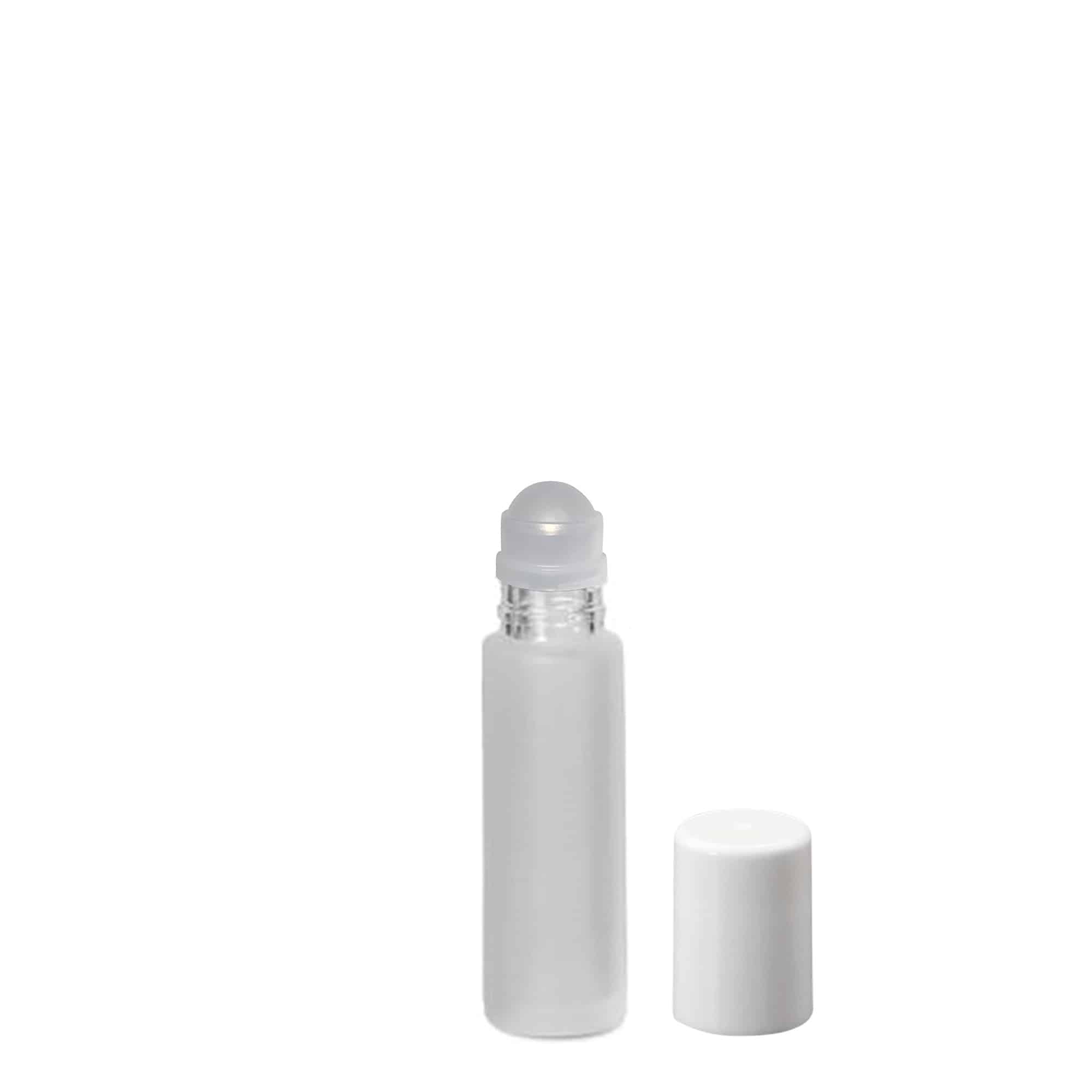 10 ml bočica s roll-on aplikatorom, staklena, matirana, otvor: navojni zatvarač