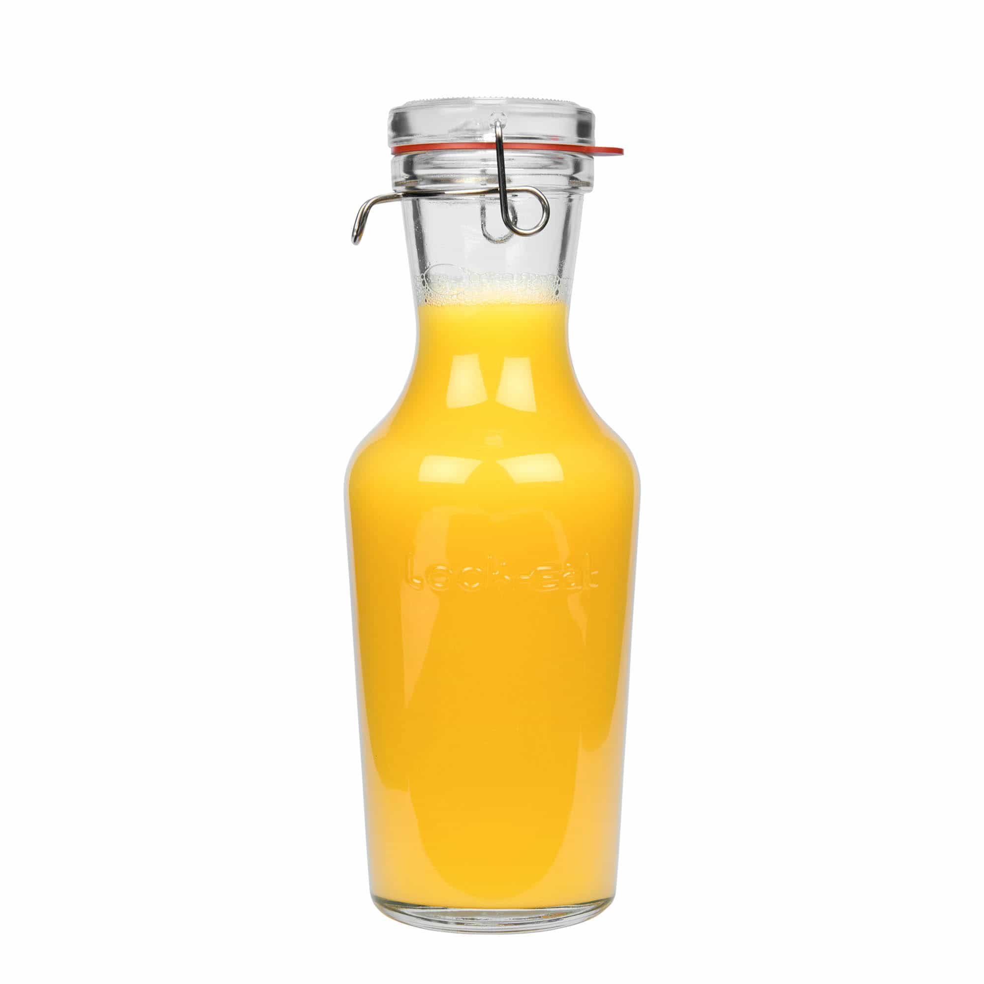 Stakleni vrč 1000 ml 'Lock-Eat', otvor: hermetički poklopac