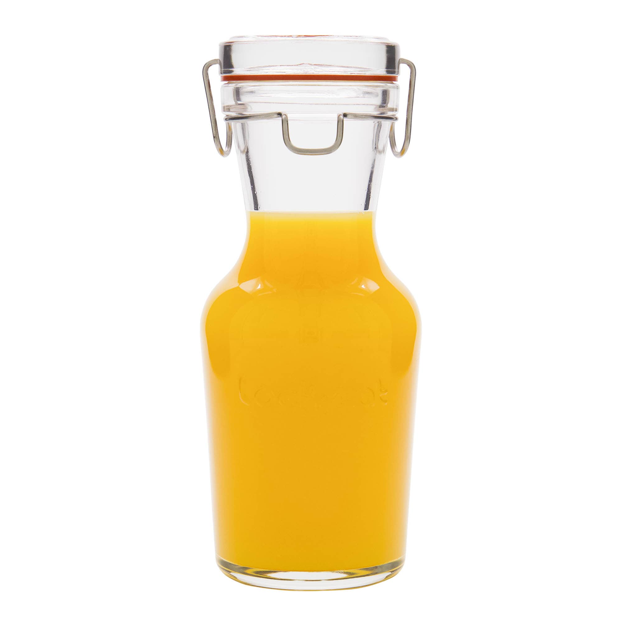 500 ml staklena karafa 'Lock-Eat', otvor: zatvarač sa žičanim kopčama