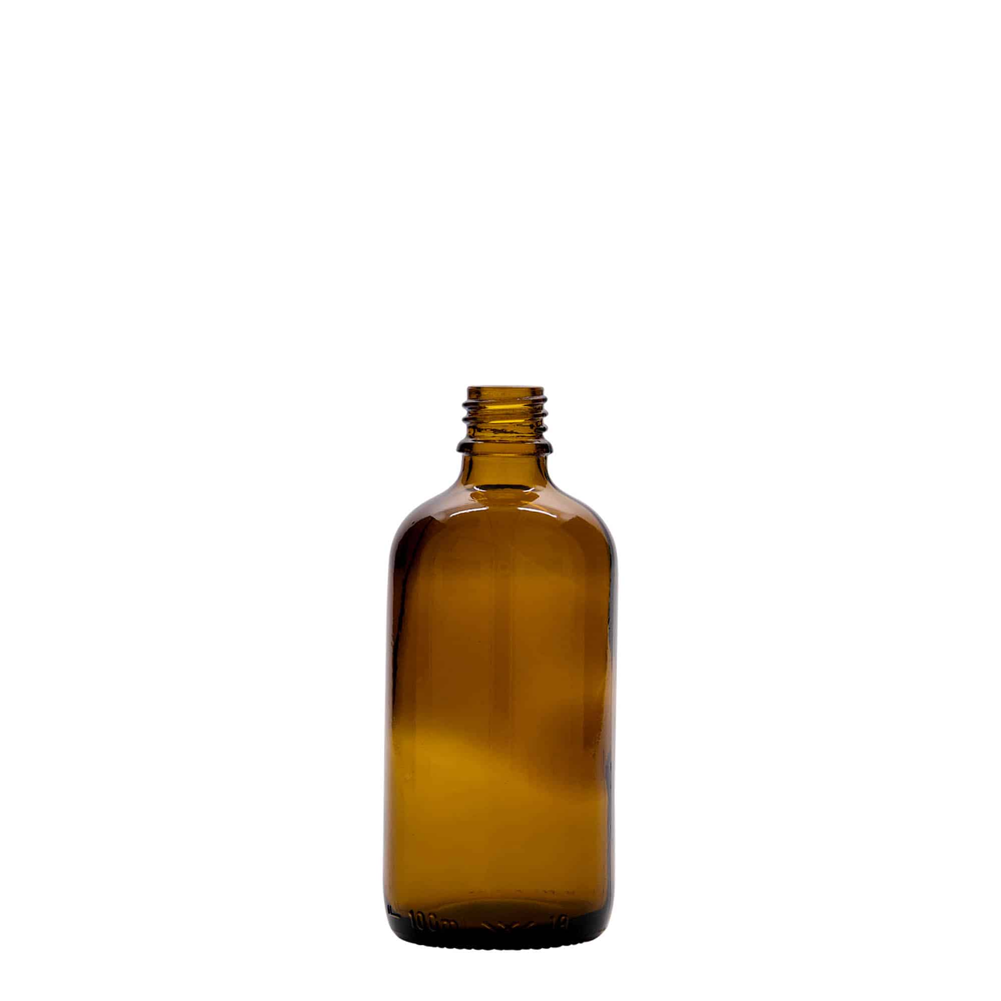 Farmaceutska boca 100 ml, staklo, smeđa, otvor: DIN 18 Farmaceutska boca 100 ml, staklo, smeđa, otvor: DIN 18