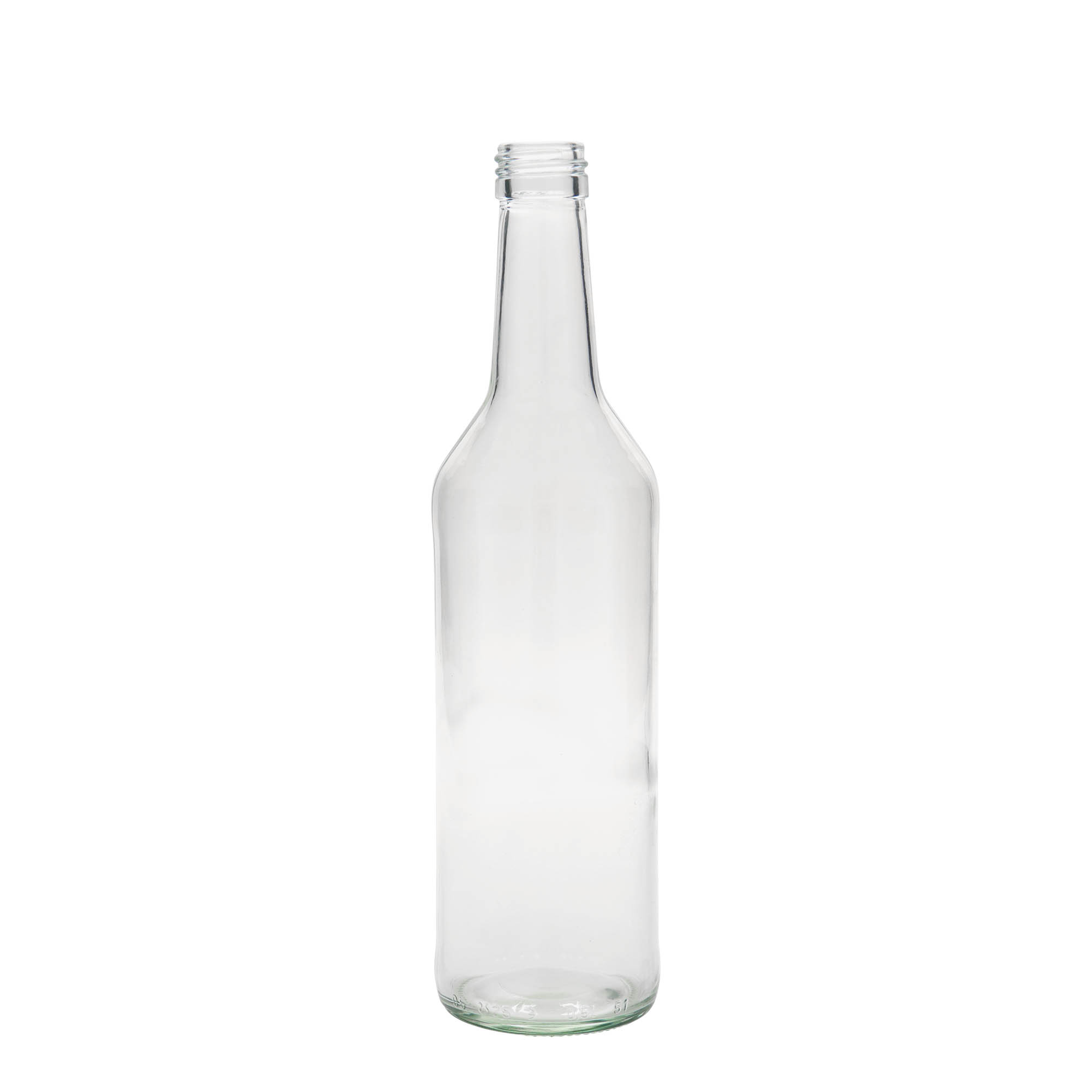 500 ml staklena boca s ravnim vratom, otvor: PP 28