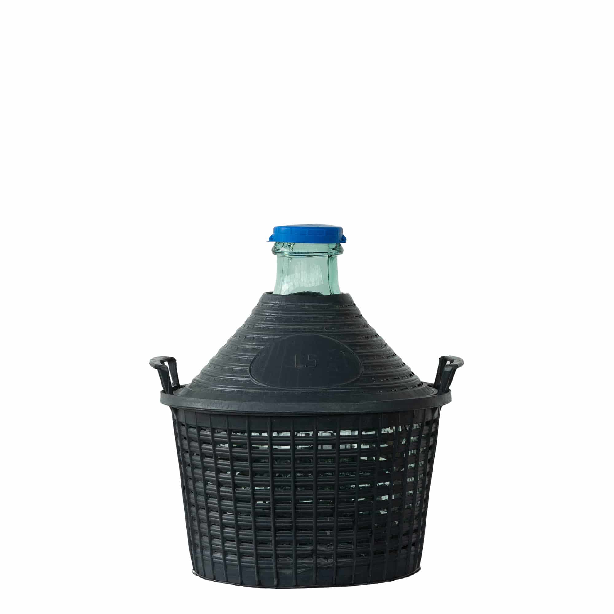 5 l balonska boca s uskim vratom, staklo, otvor: poklopac na navrtku