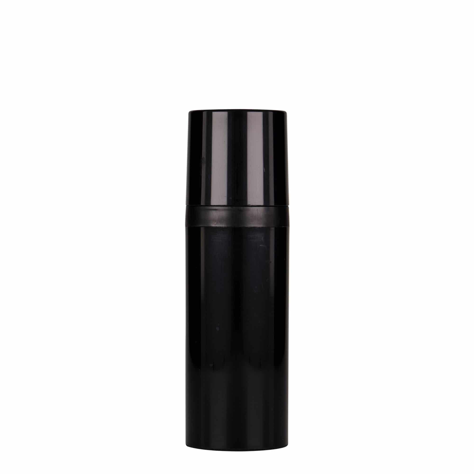50 ml Airless dozirnik 'Mezzo', PP-plastika, crni