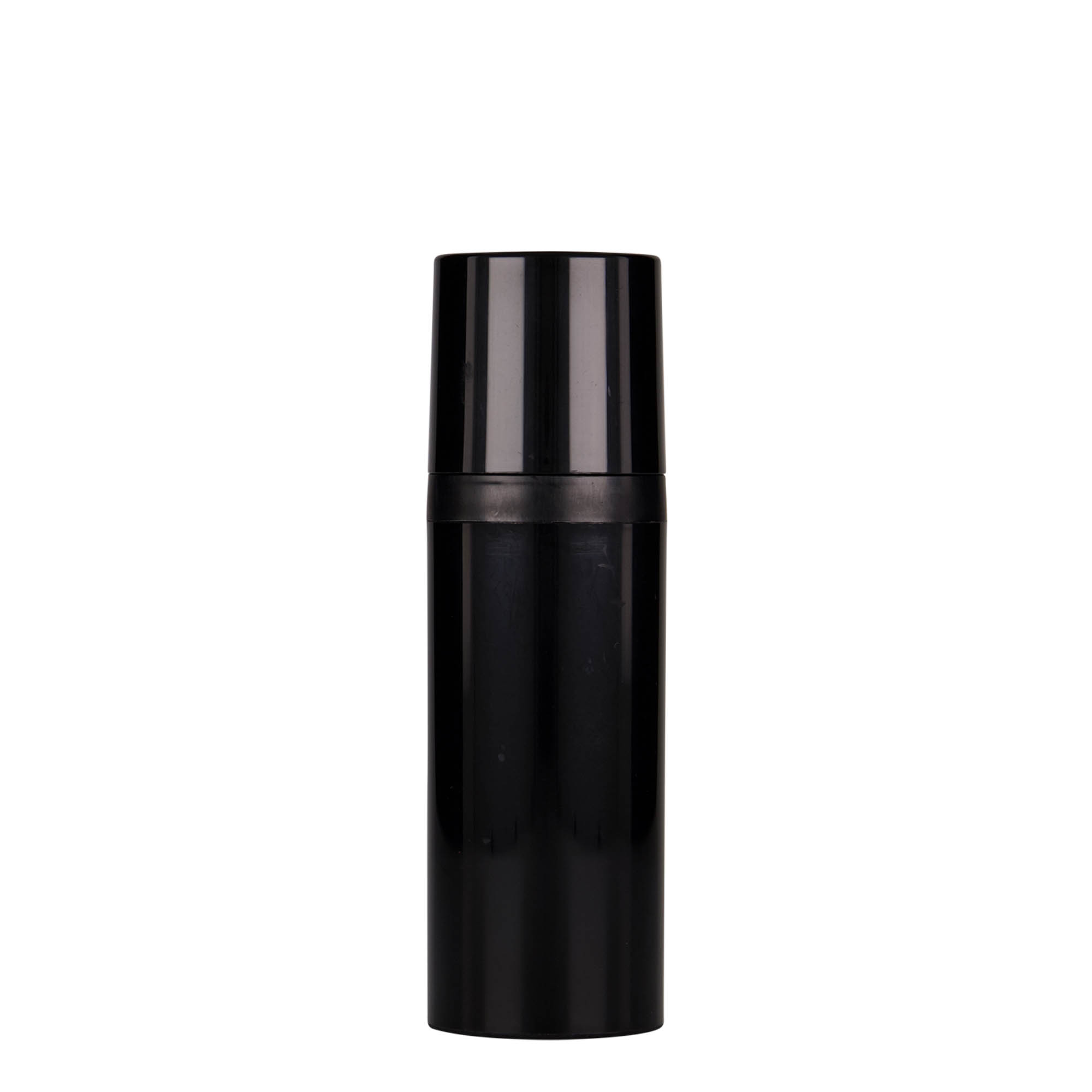 50 ml Airless dozirnik 'Mezzo', PP-plastika, crni 50 ml Airless dozirnik 'Mezzo', PP-plastika, crni
