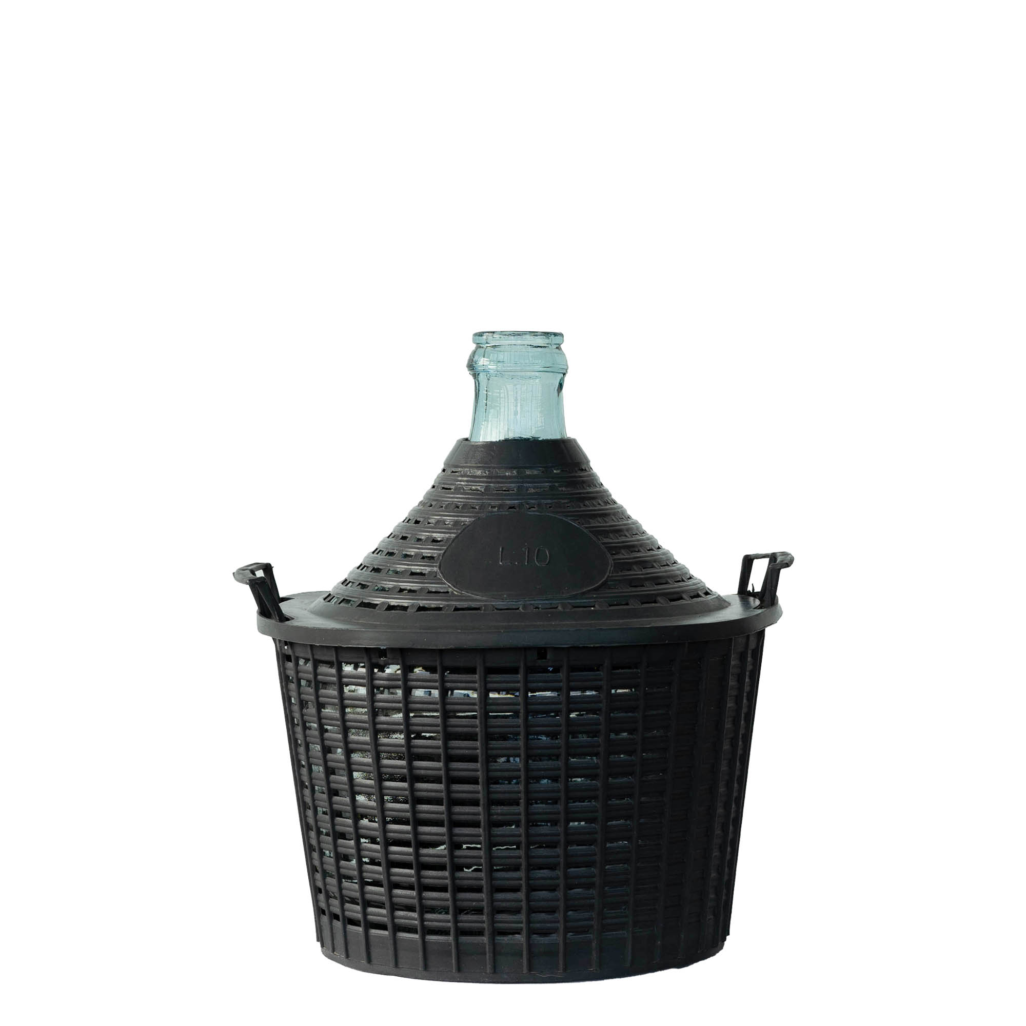 10 l balonska boca uskog grla, staklo, otvor: poklopac na navlaku 10 l balonska boca uskog grla, staklo, otvor: poklopac na navlaku