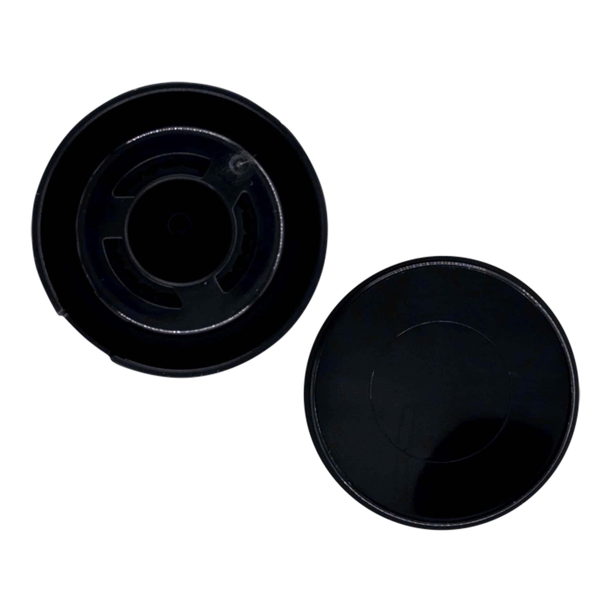 Poklopac za začinske posude Mühle, PP plastika, crni, za grlo: 38/400