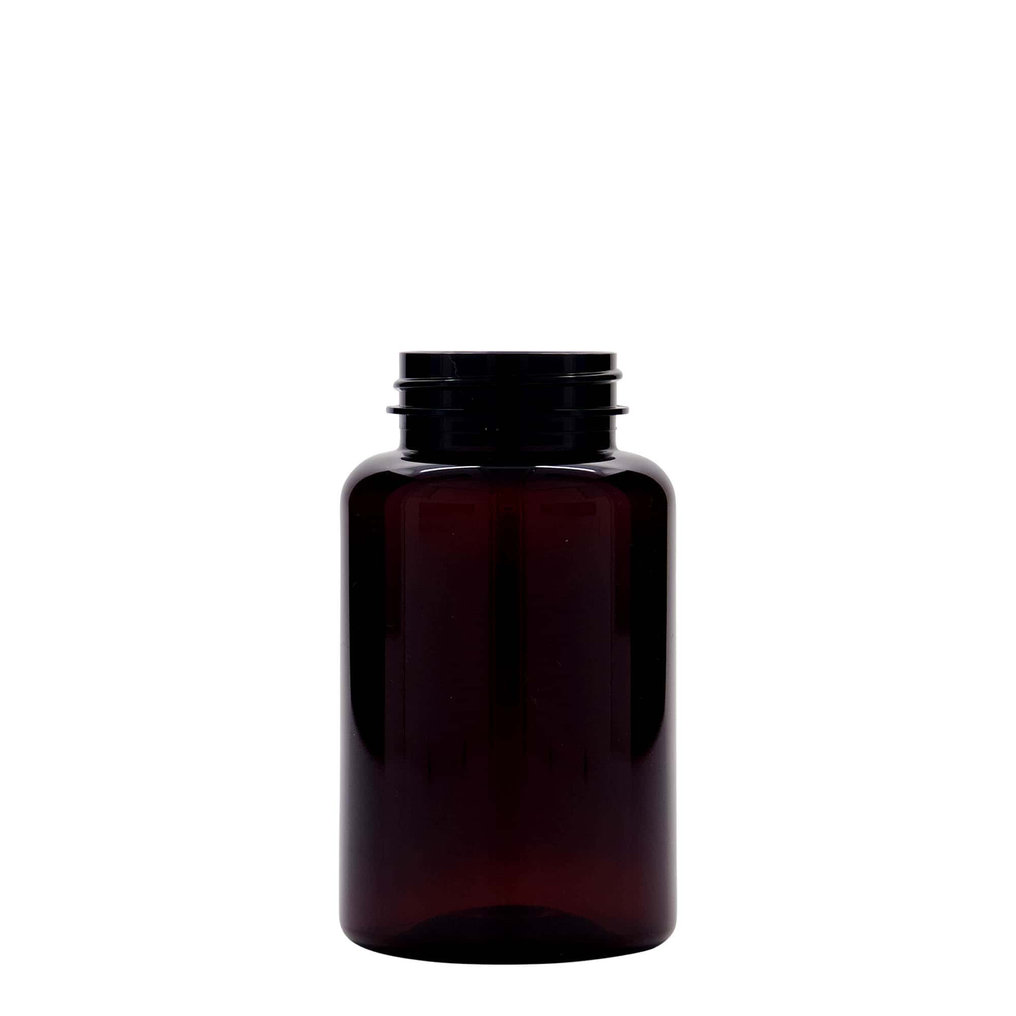 PET bočica za pakiranje 250 ml, plastika, smeđa, otvor: GPI 45/400 PET bočica za pakiranje 250 ml, plastika, smeđa, otvor: GPI 45/400