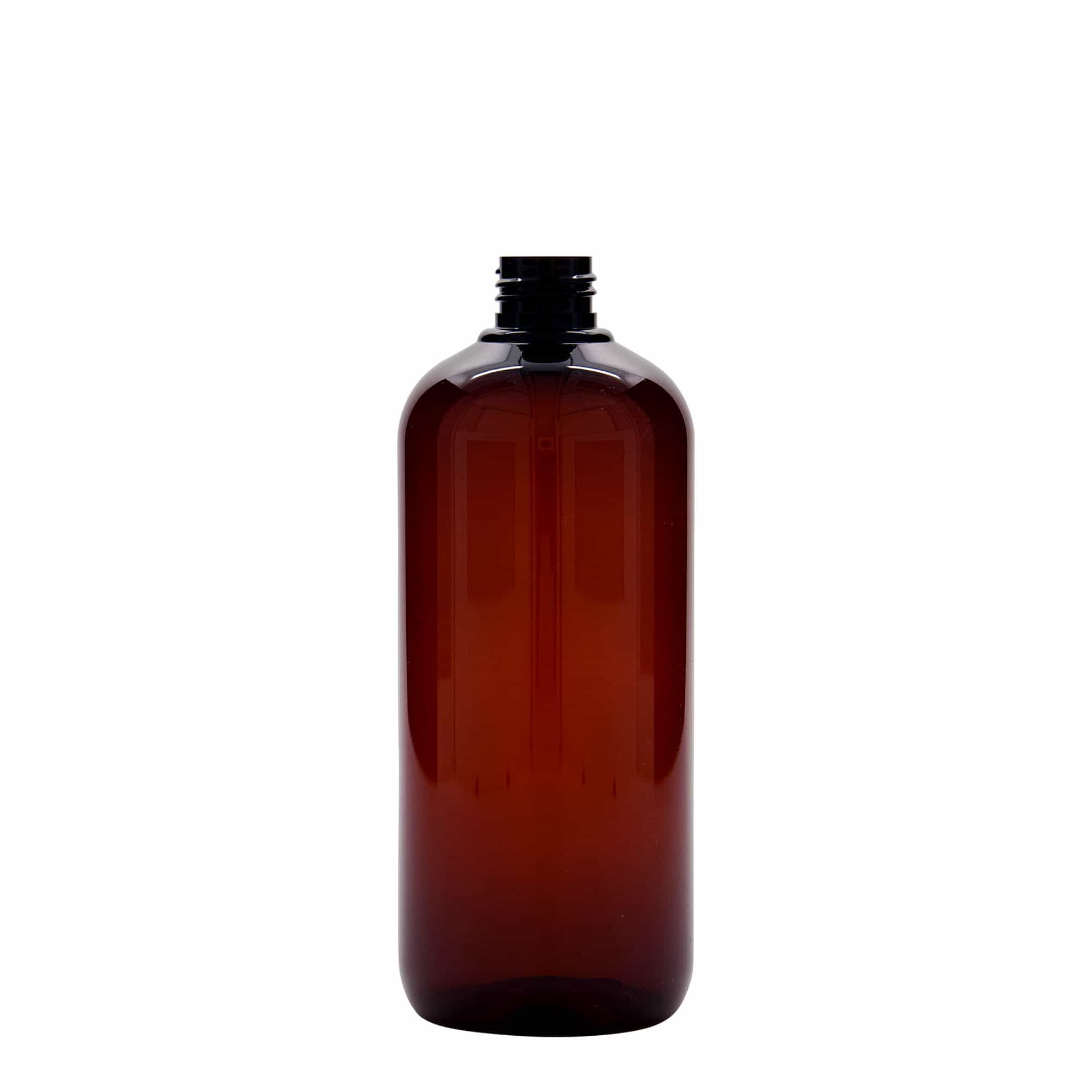 Reciklirana plastična boca 500 ml 'Victor's Best', PCR, smeđa, otvor: GPI 24/410