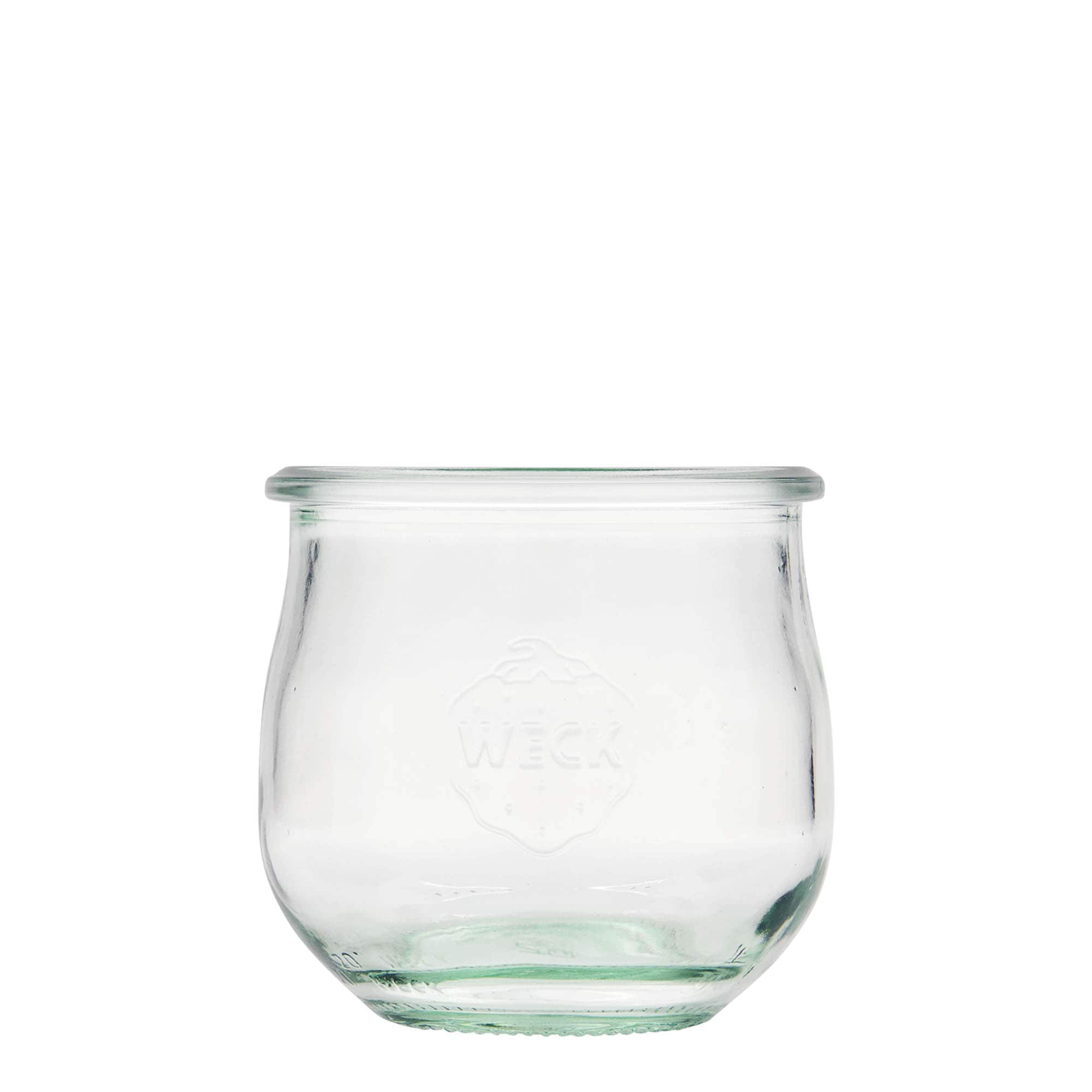 370 ml WECK-tulipanklopa, otvor: okrugli rub