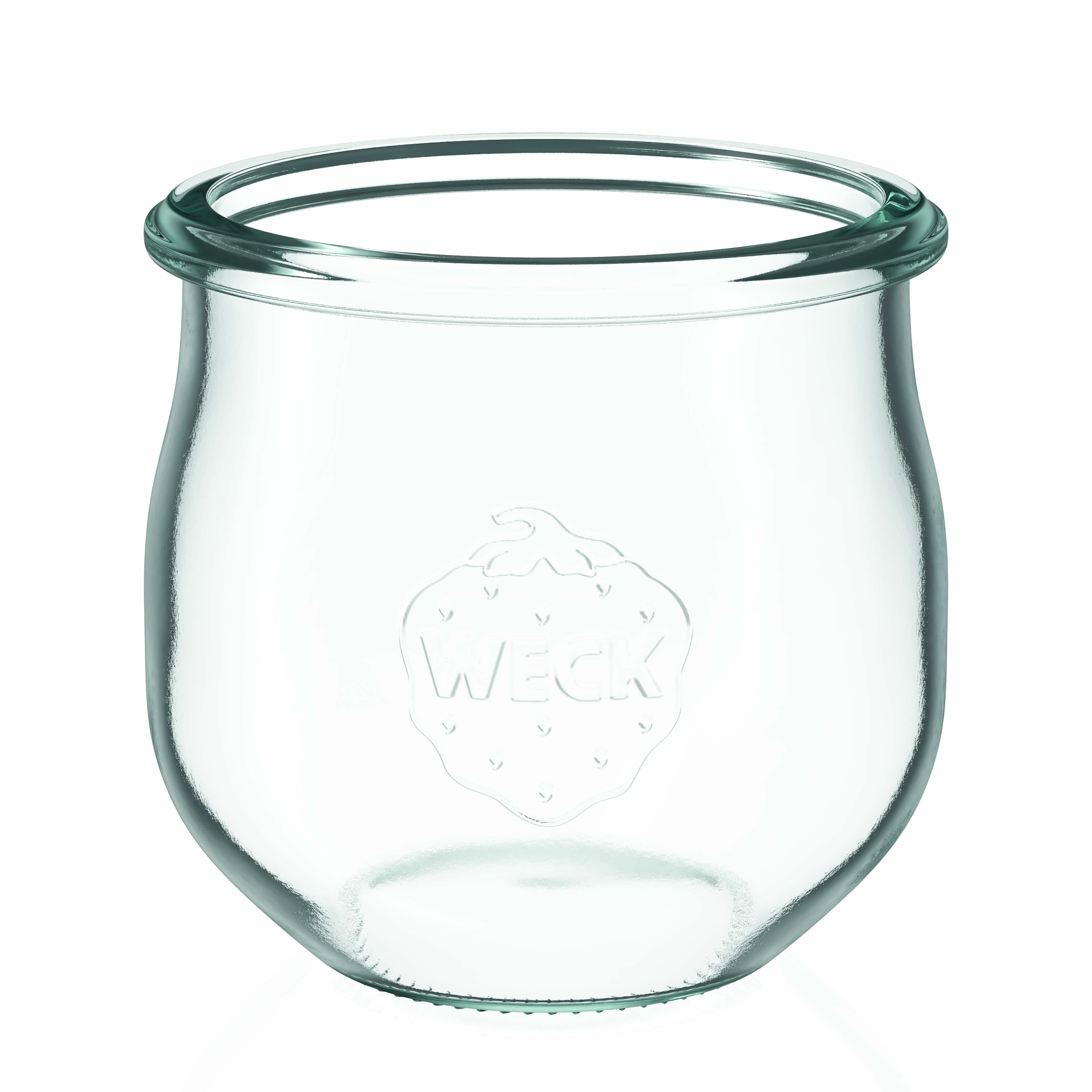 370 ml WECK-tulipanklopa, otvor: okrugli rub