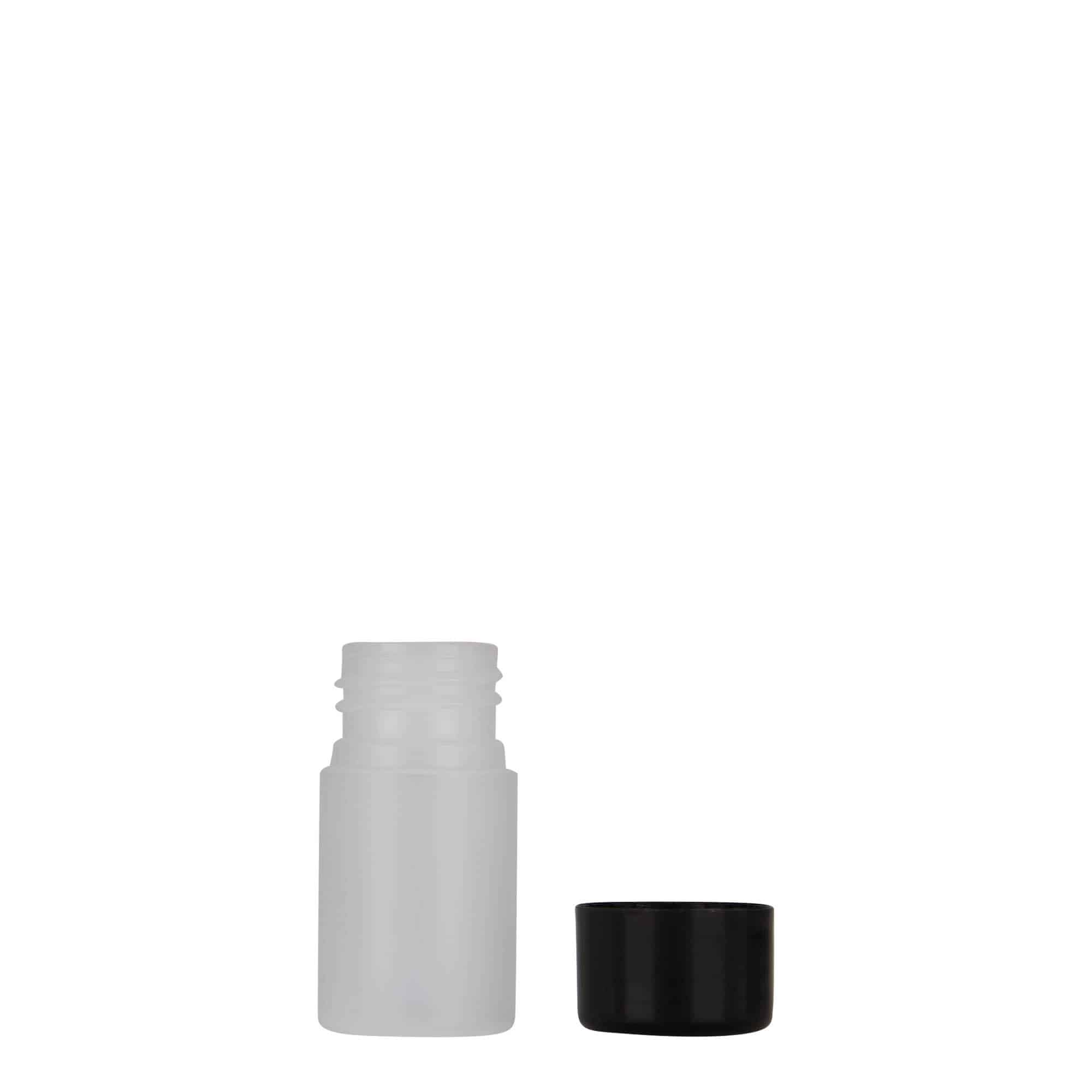 15 ml plastična bočica 'Tuffy', HDPE, prirodna, grlo: 24/410