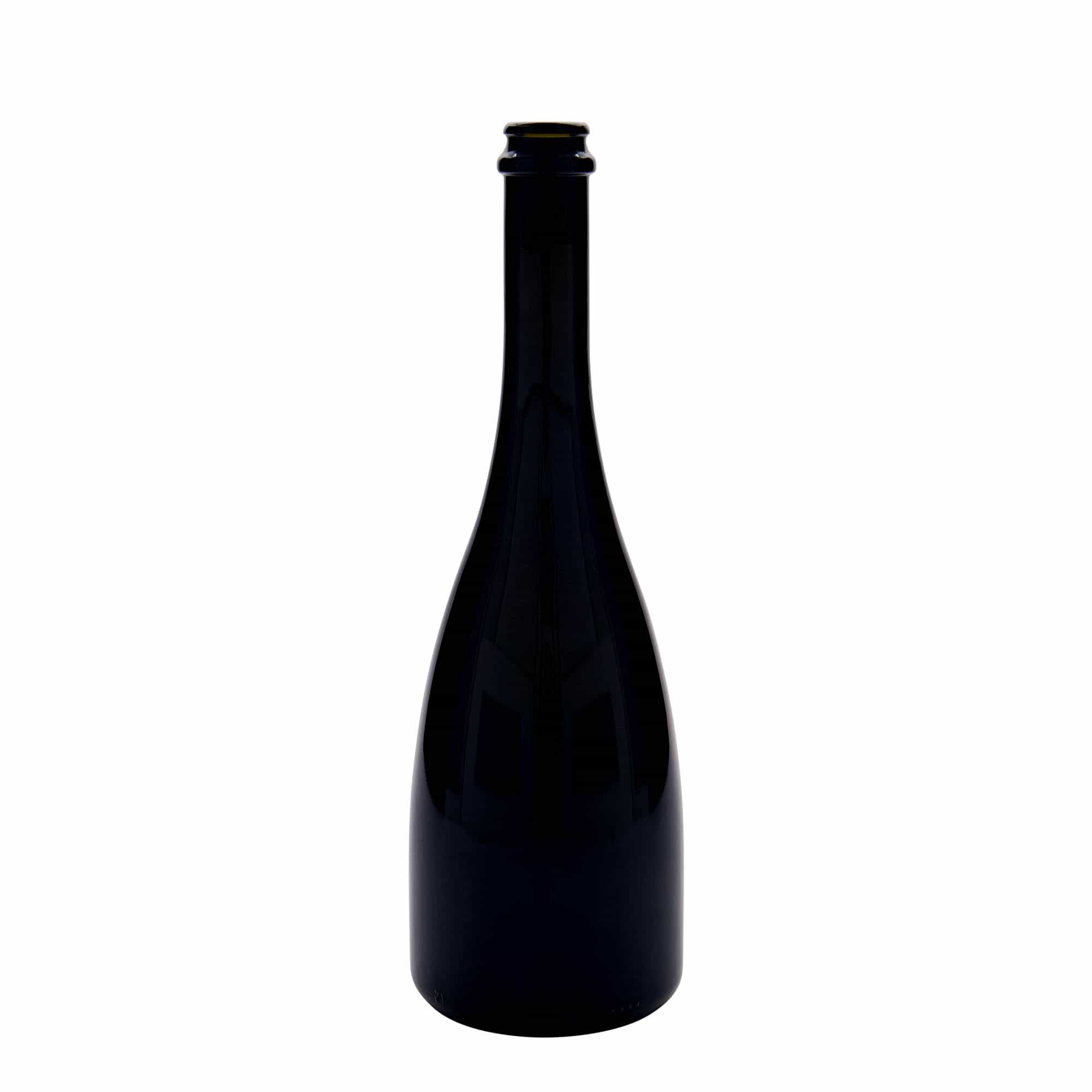 Boca za pivo/šampanjac 750 ml 'Tosca', staklo, antikno zelena, otvor: krunski čep Boca za pivo/šampanjac 750 ml 'Tosca', staklo, antikno zelena, otvor: krunski čep