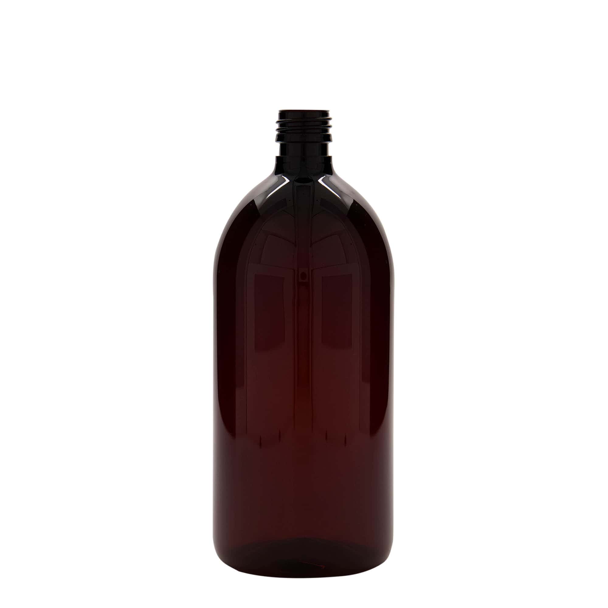 PET farmaceutska boca 1000 ml, smeđa, plastika, otvor: PP 28 PET farmaceutska boca 1000 ml, smeđa, plastika, otvor: PP 28