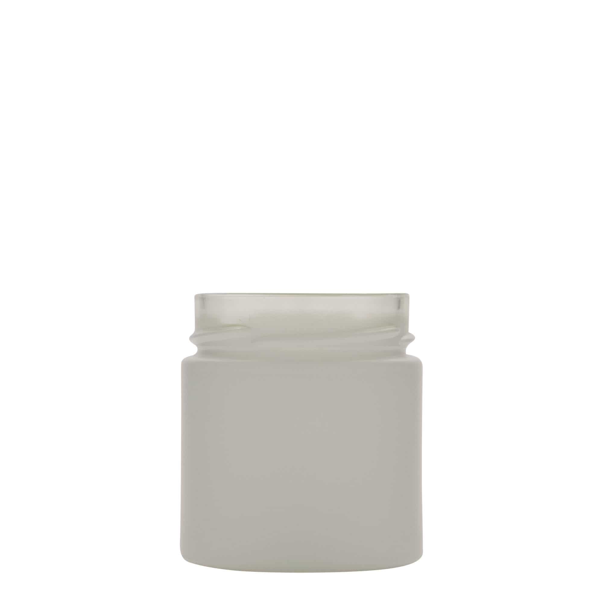 Okrugla staklenka 220 ml 'Aurora', bijela, otvor: Deep Twist Off (DTO 66) Okrugla staklenka 220 ml 'Aurora', bijela, otvor: Deep Twist Off (DTO 66)