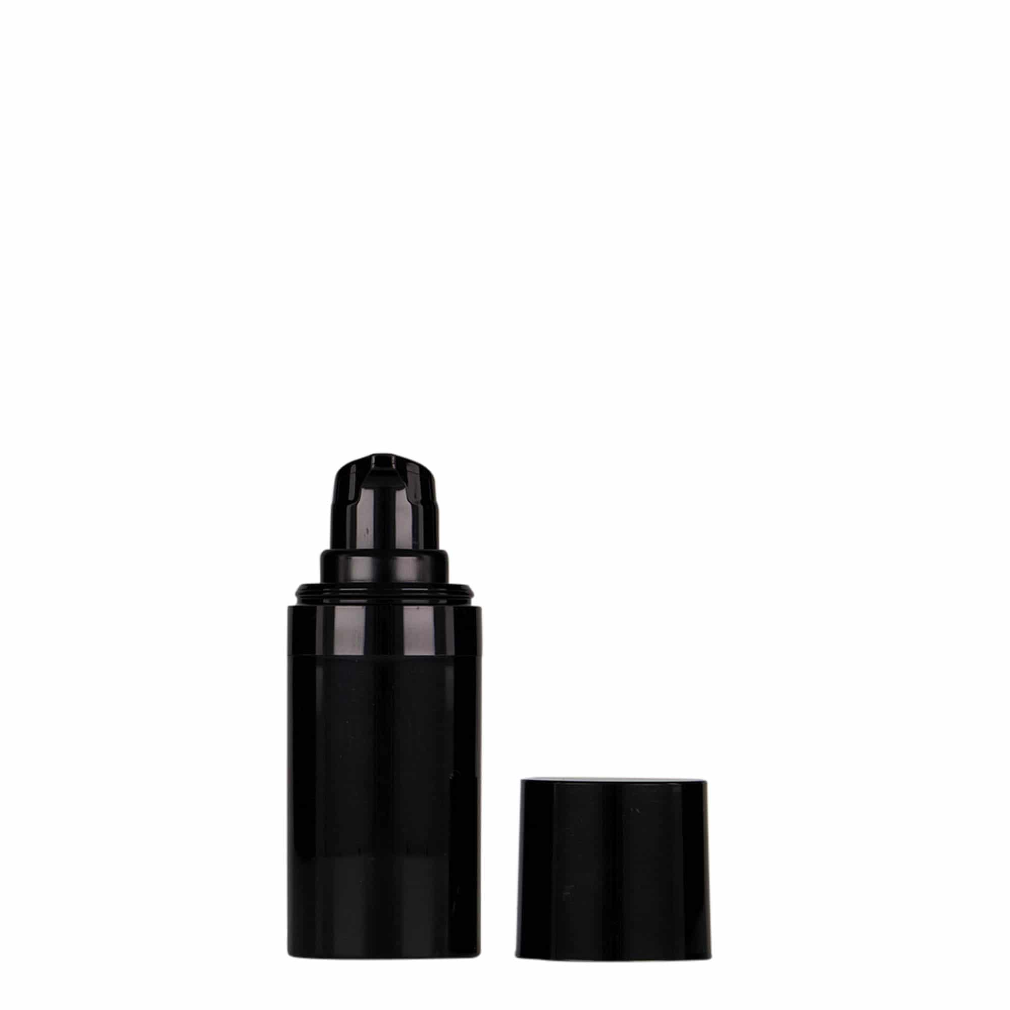 15 ml Airless dozirnik 'Micro', PP-plastika, crni