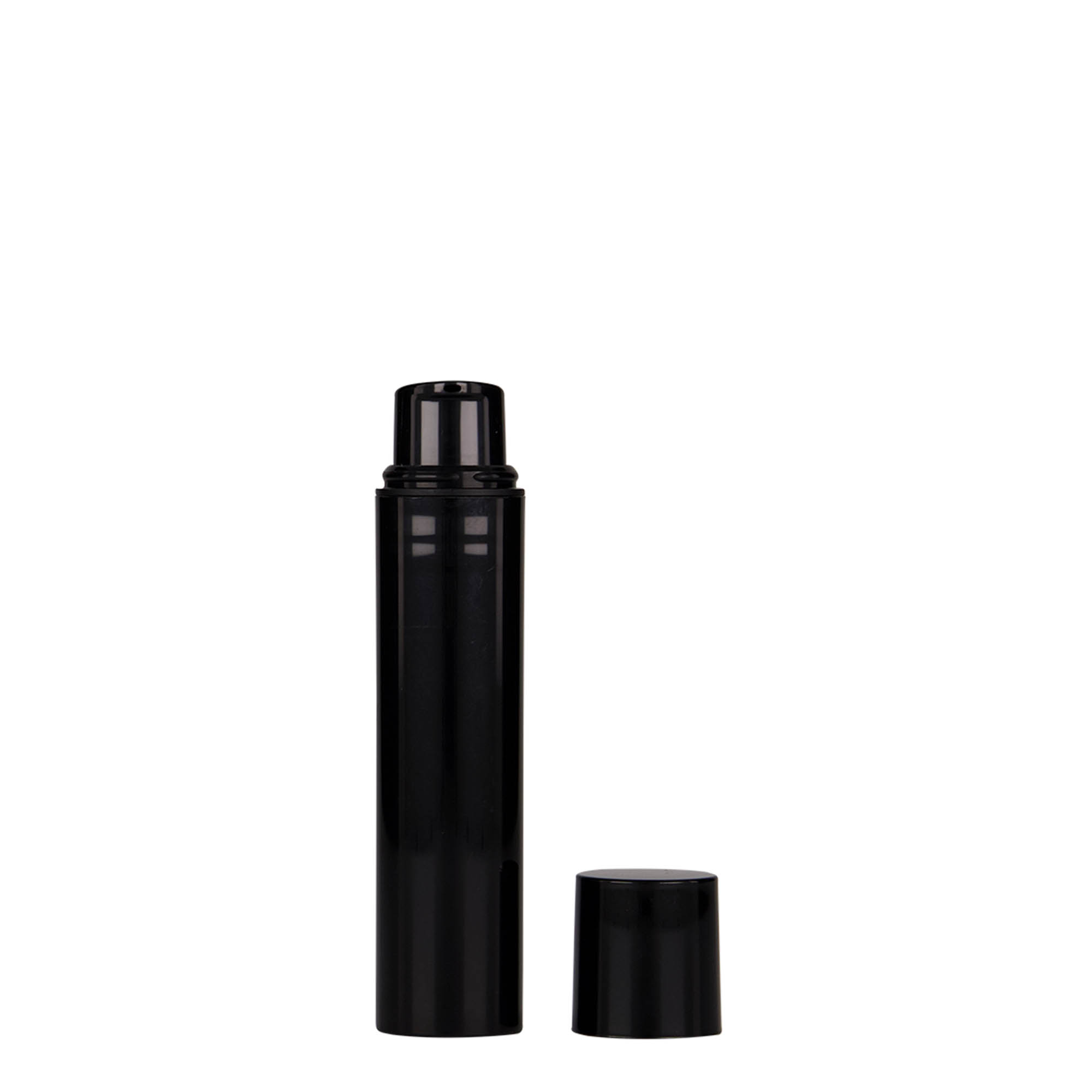 15 ml Airless dozirnik 'Nano', PP-plastika, crni
