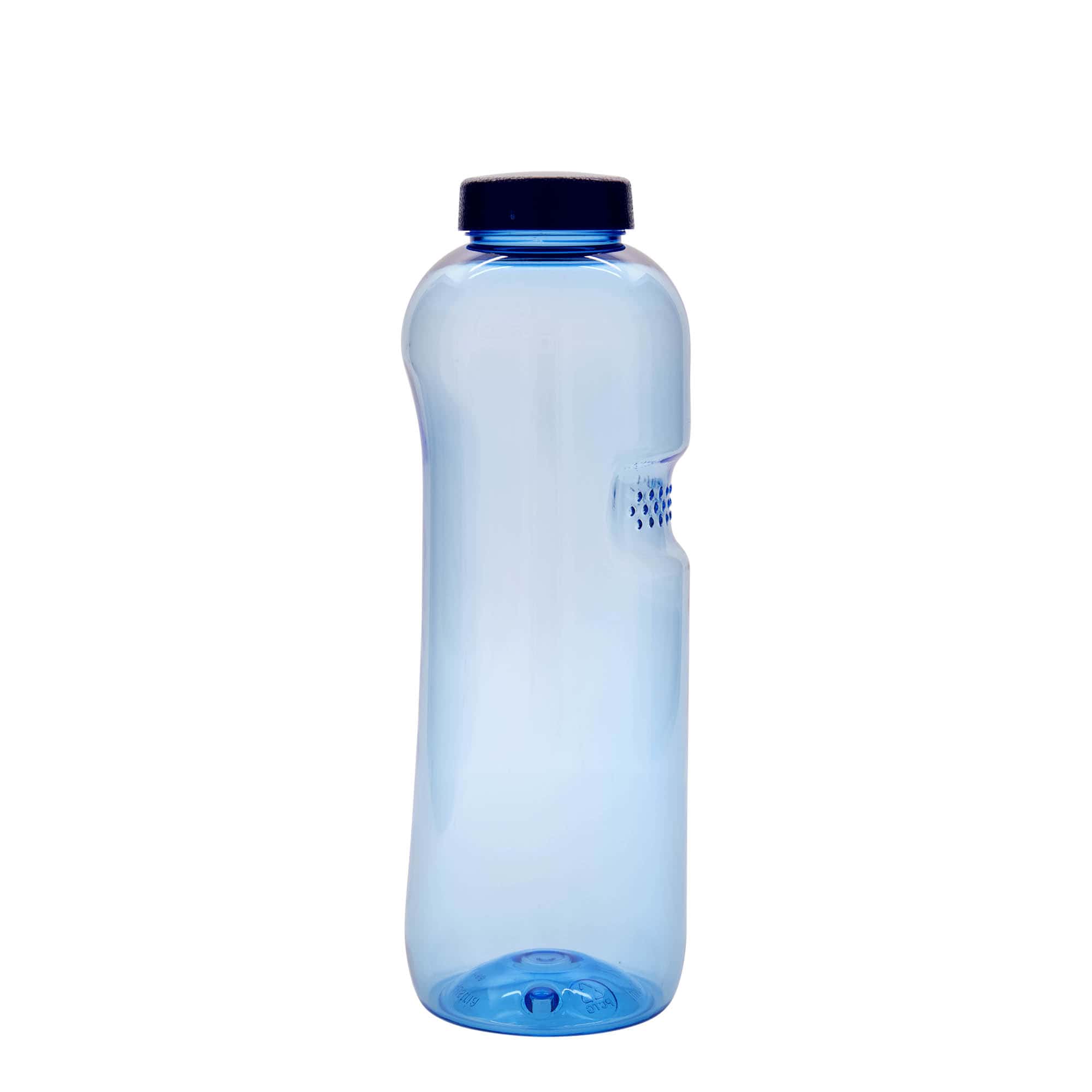 1.000 ml PET boca za piće 'Kavodrink', plastika, plava