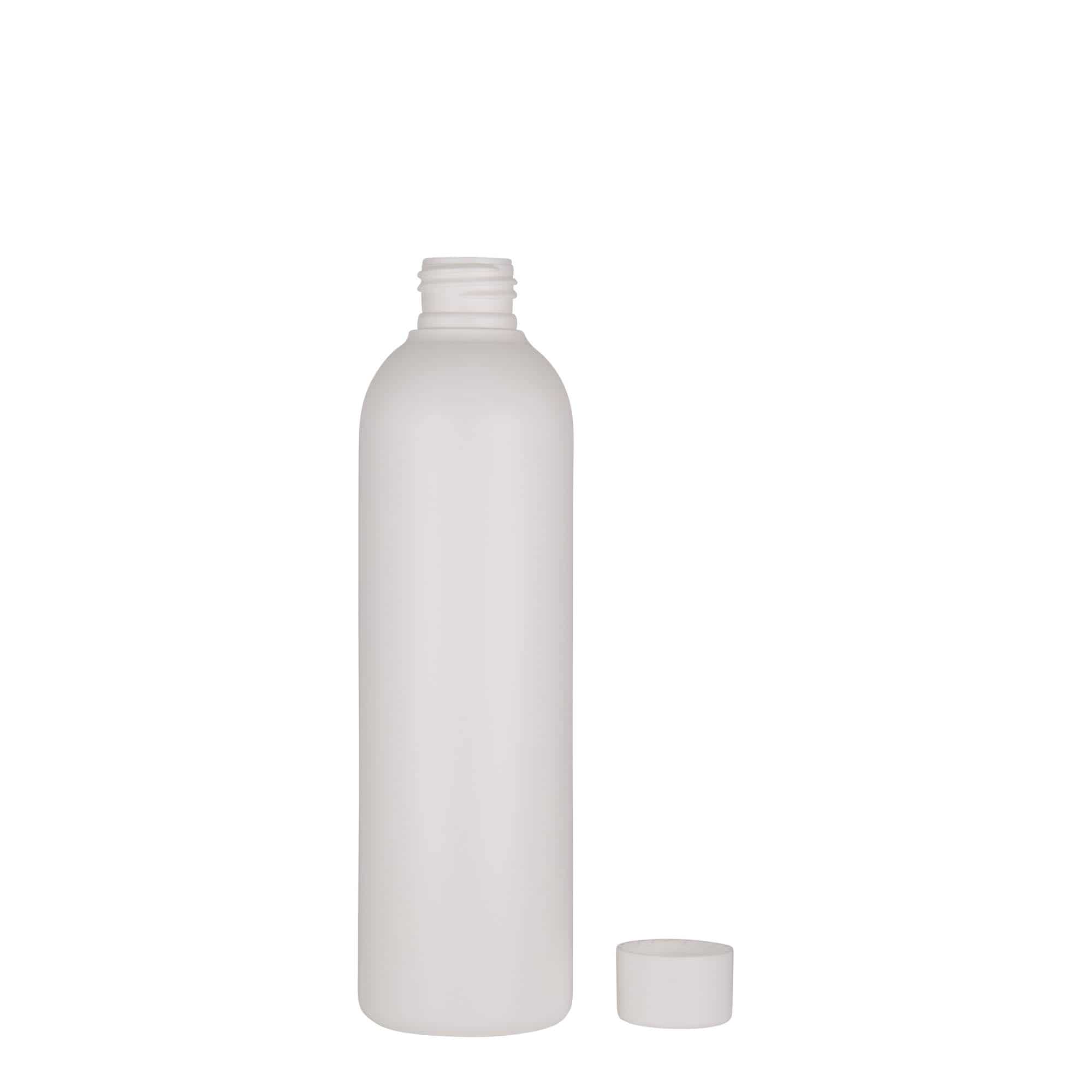 Plastična boca 250 ml 'Tuffy', HDPE, bijela, otvor: GPI 24/410