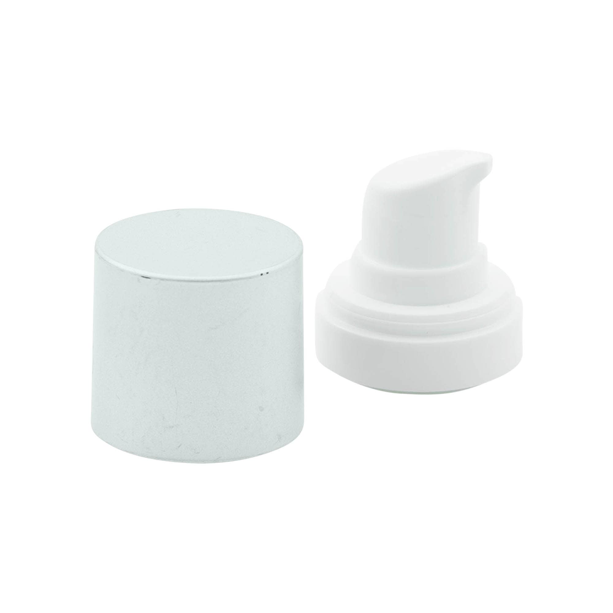 Pumpa za doziranje bez zraka 'Micro', PP plastika, srebrna