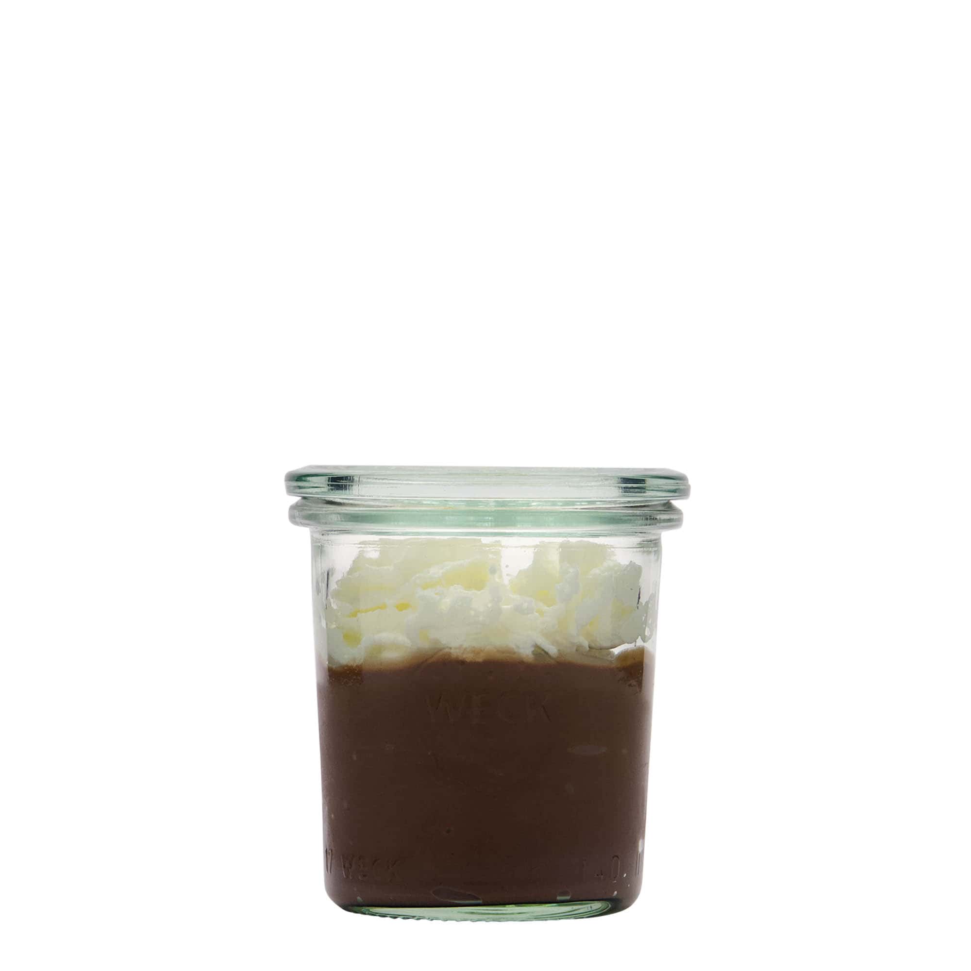 140 ml WECK staklenka za okretanje, otvor: okrugli rub