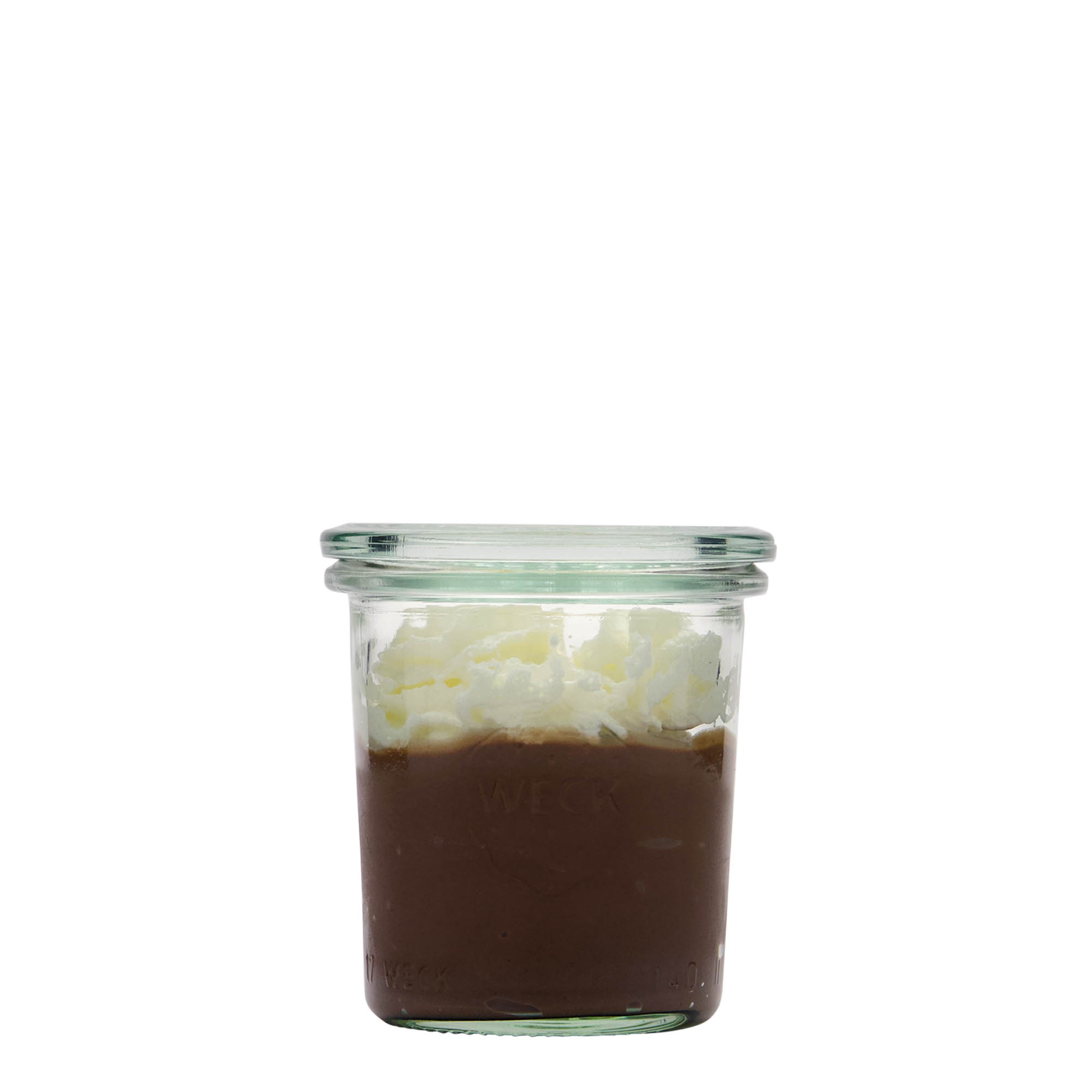 140 ml WECK staklenka za okretanje, otvor: okrugli rub