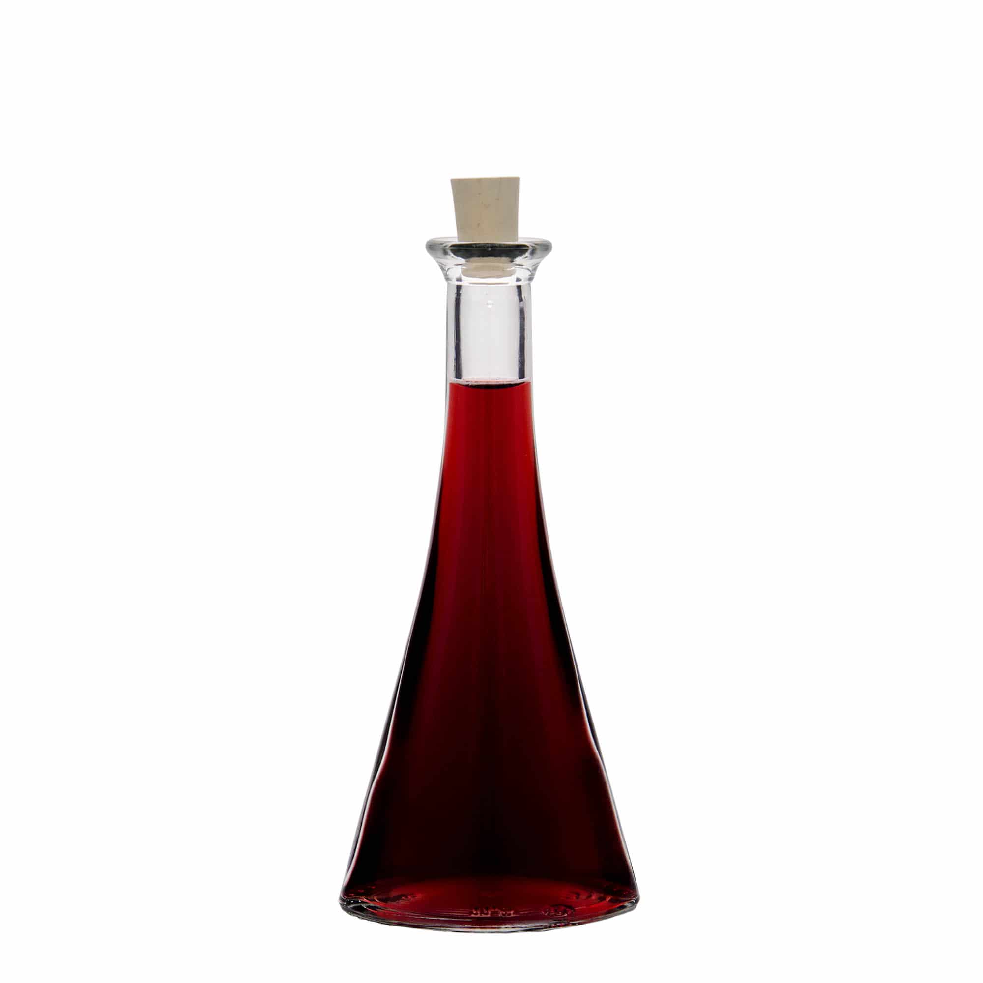 Staklena boca 100 ml 'Veronica', poluokrugla, otvor: pluteni čep