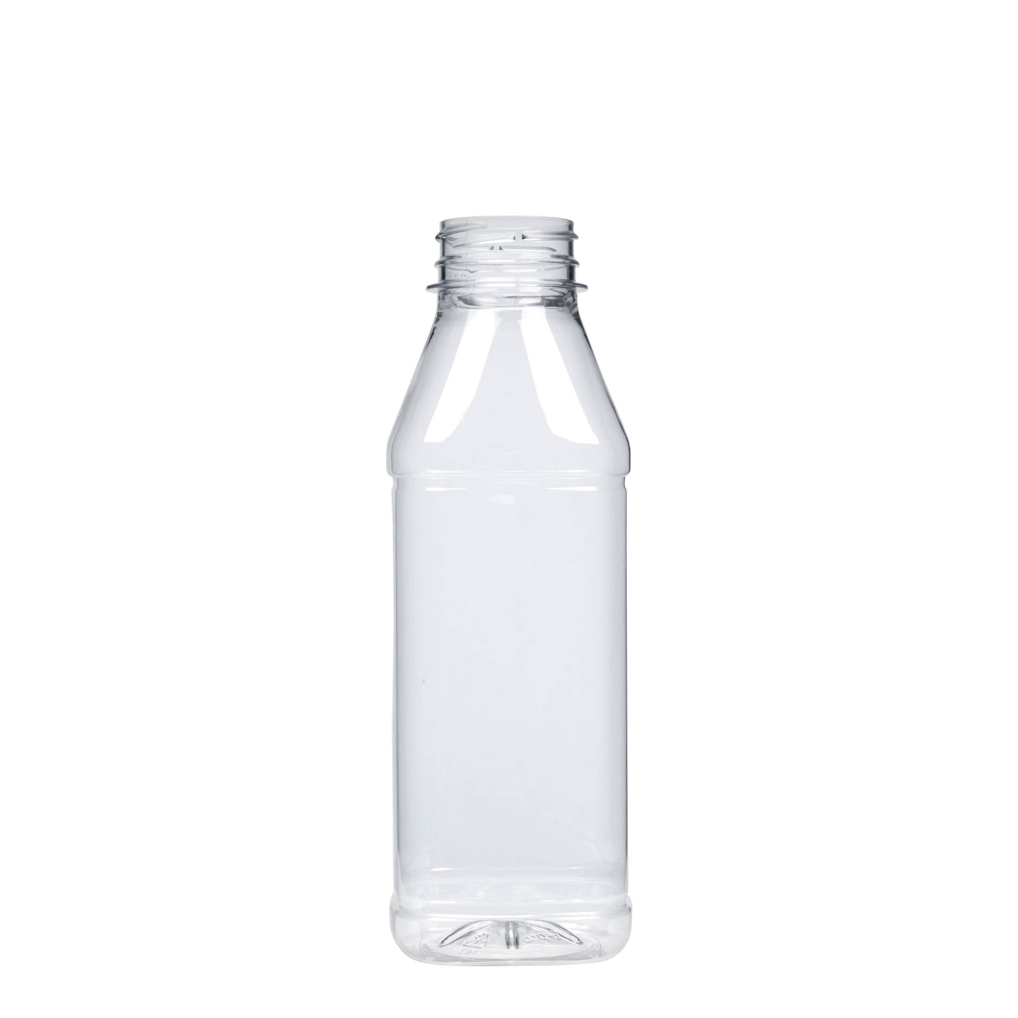 500 ml PET-boca 'Milk and Juice Carré', kvadratna, plastična, grlo: 38 mm 500 ml PET-boca 'Milk and Juice Carré', kvadratna, plastična, grlo: 38 mm